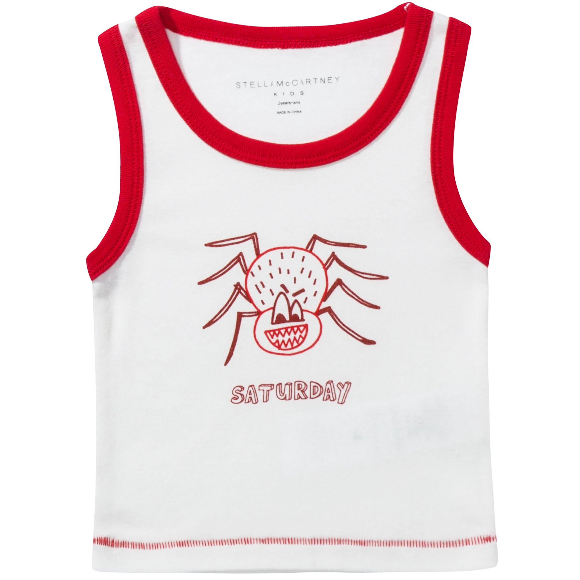 Boys  White  Organic  Cotton Vests 7 Pack Gift Set