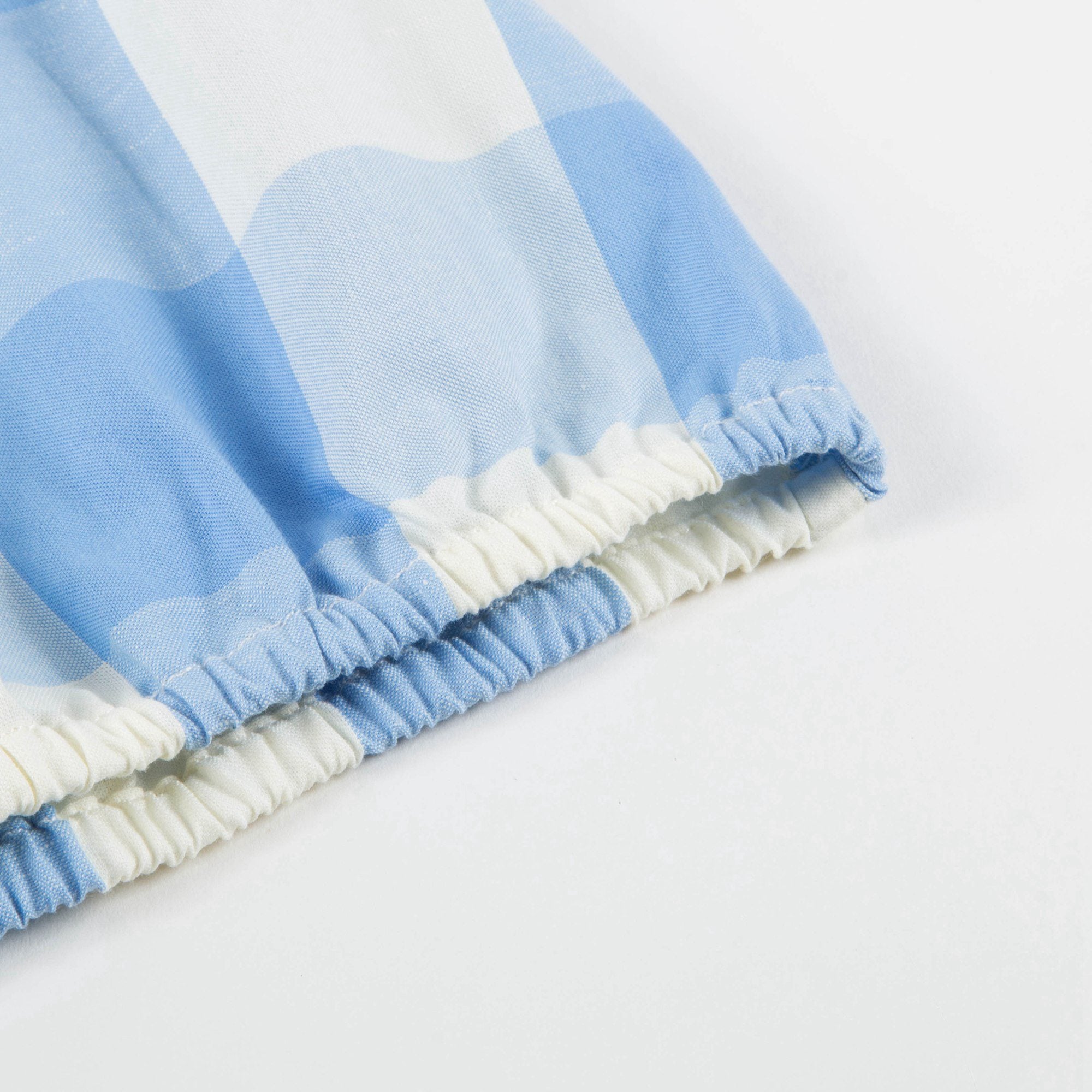 Girls Cerulean Blue Pima Cotton Dress