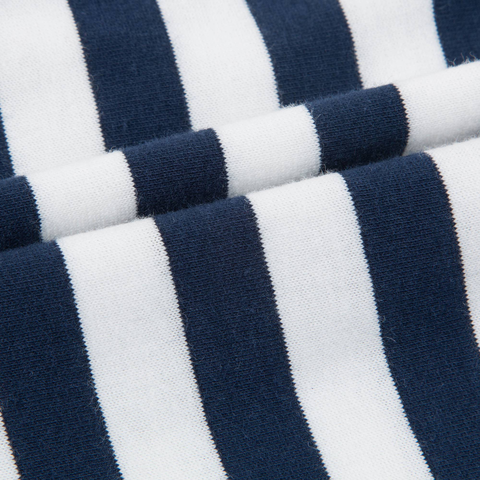 Baby Boys Bloe Stripes Cotton Teddy Bear Babysuit