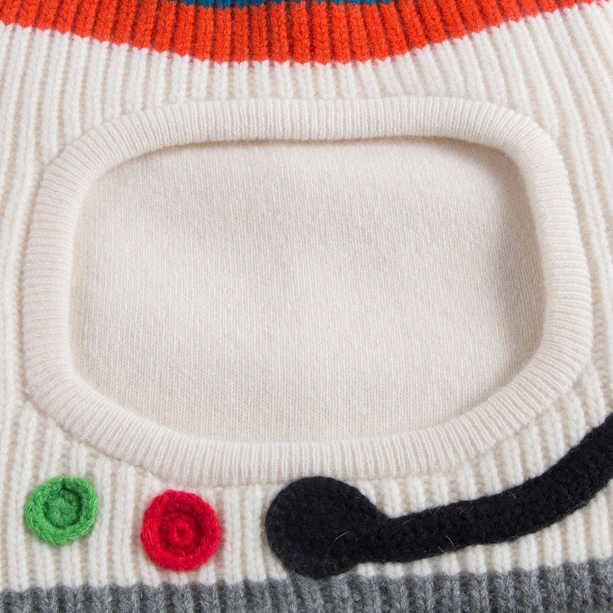 Boys & Girls White Cashmere Hat