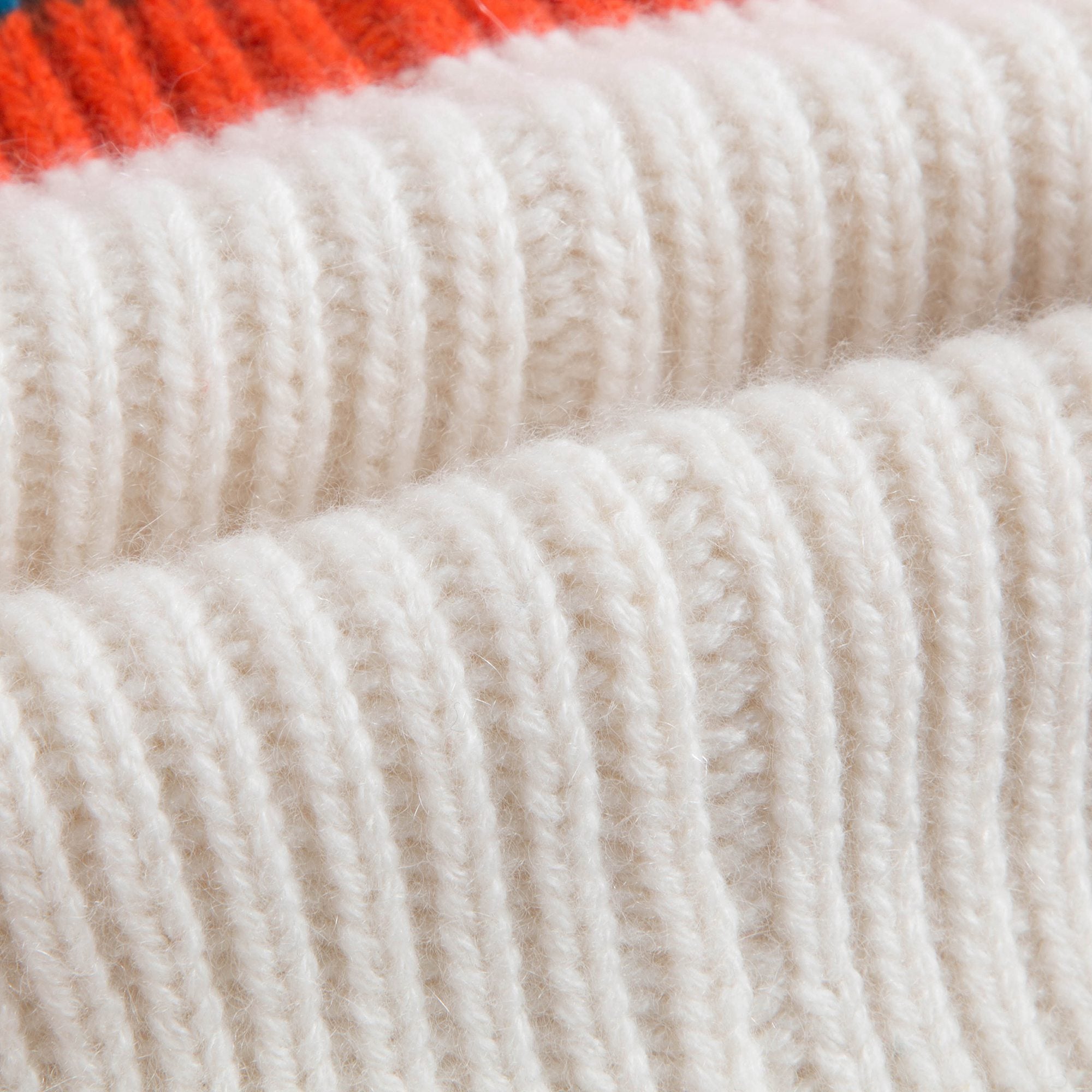 Boys & Girls White Cashmere Hat