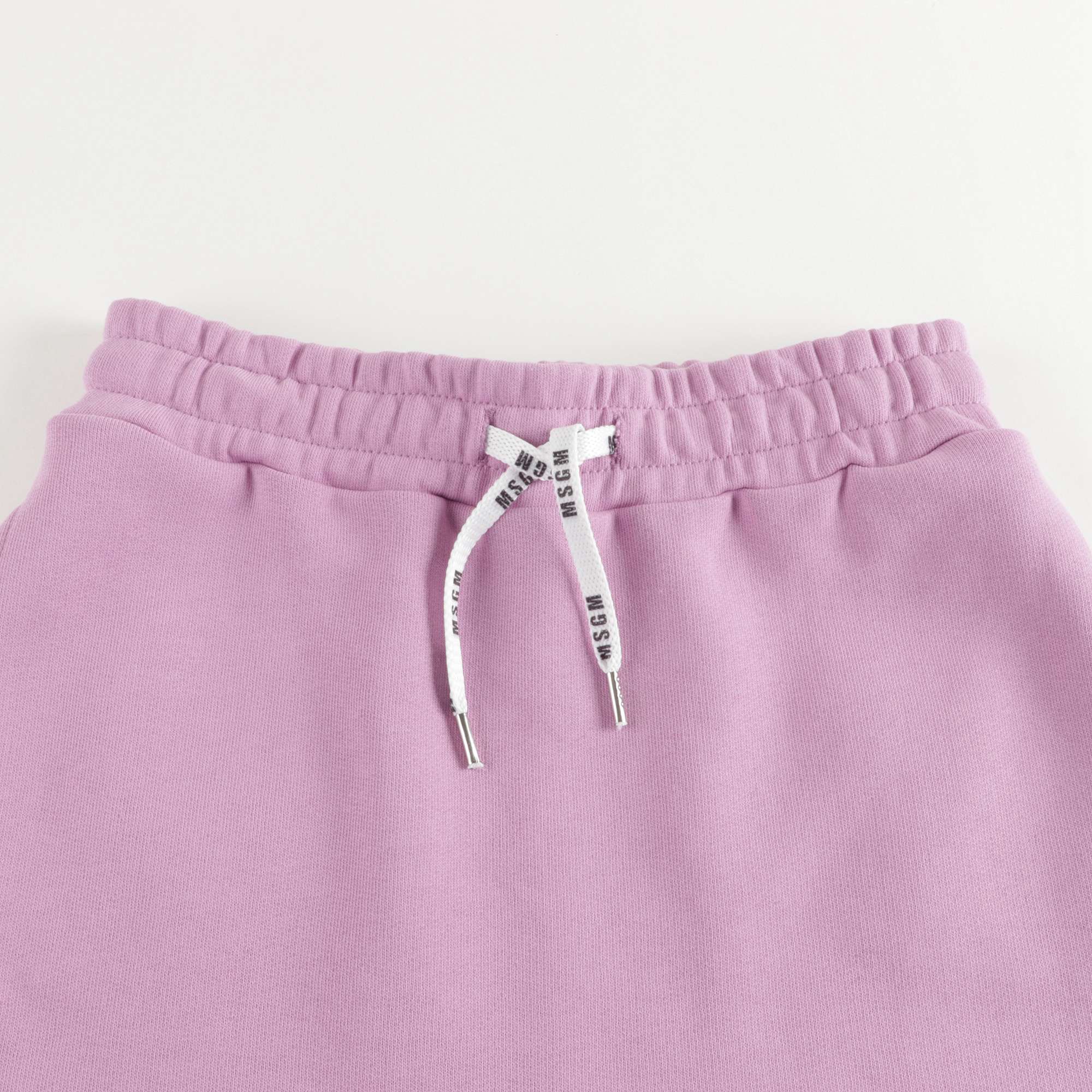 Jupe en molleton de coton lilas pour filles