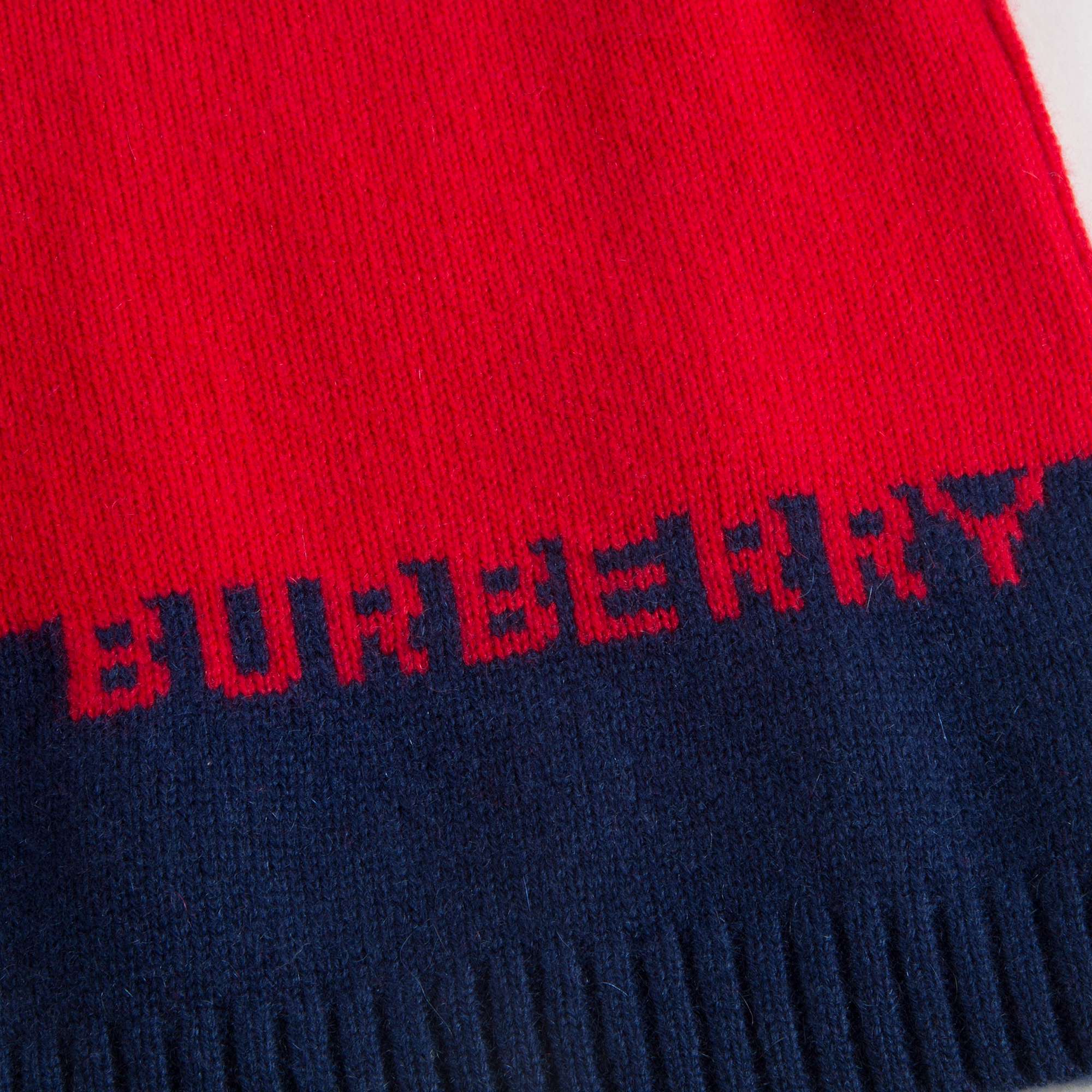 Baby Boys Bright Red Cashmere Sweater