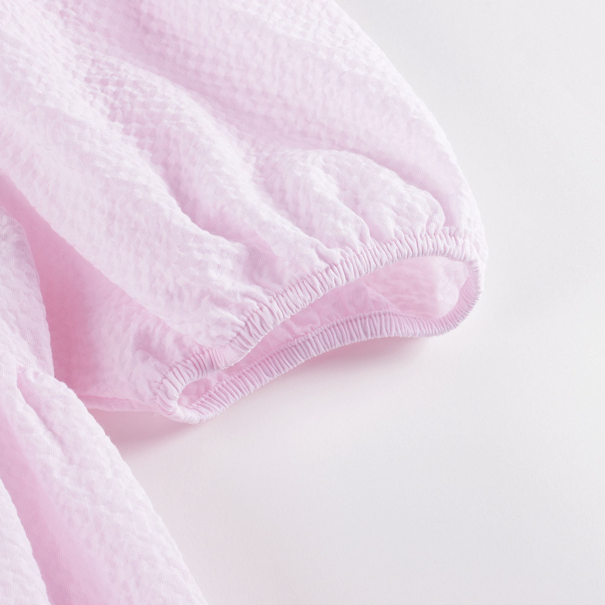 Robe rose en coton pour filles