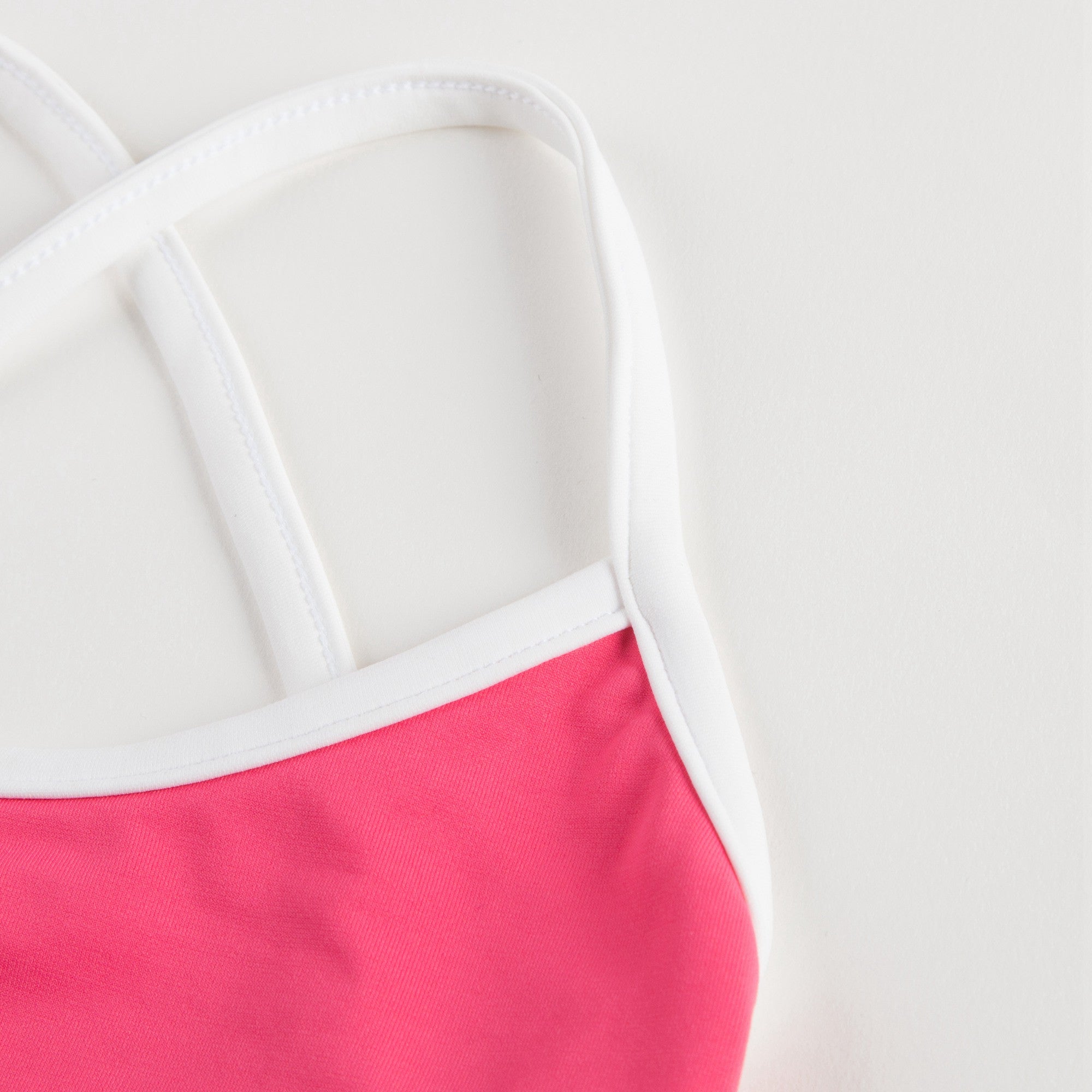 Girls Pink Jersey Swimsuit