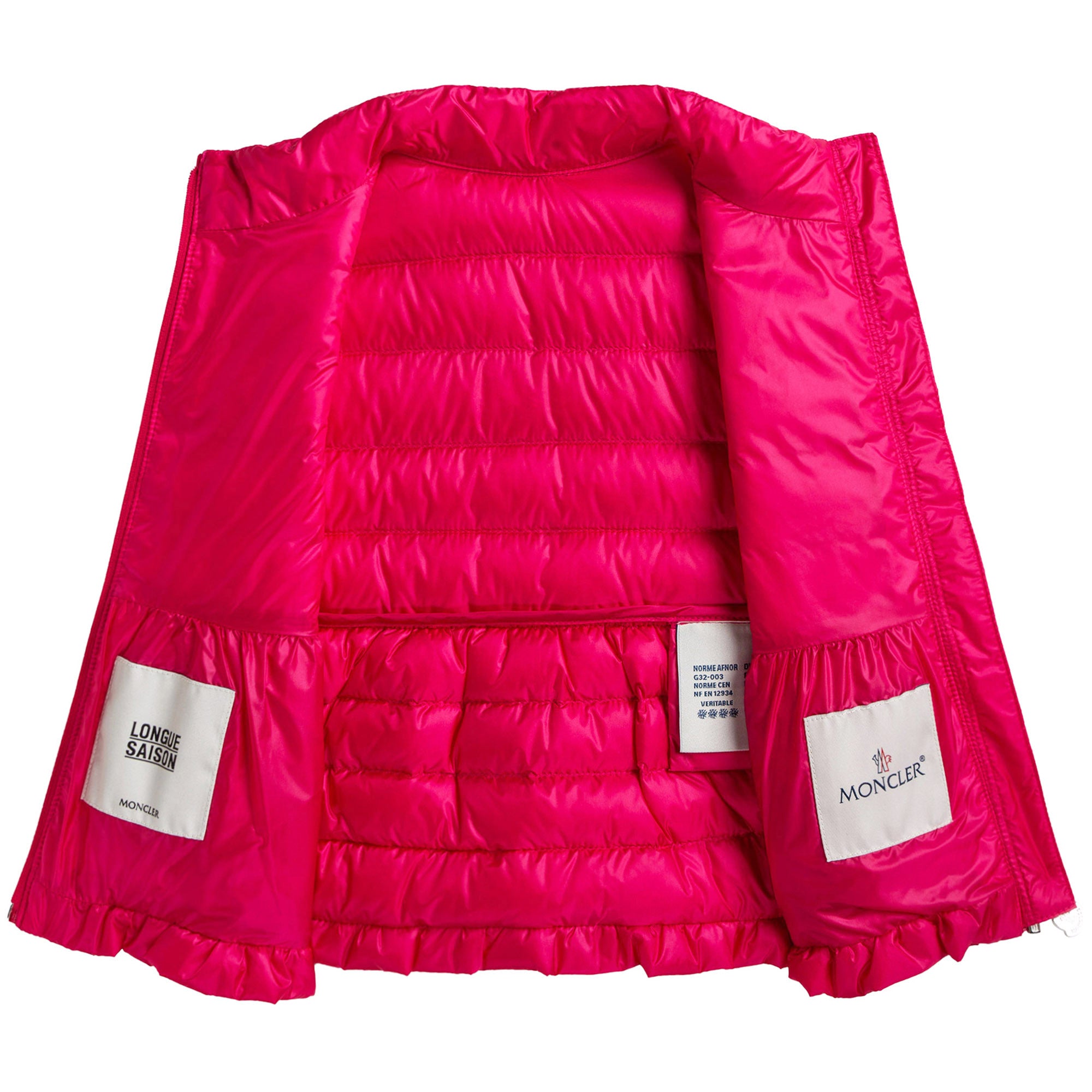 Baby Girls Fuchsia "New Cherame"Down Padded Gilet