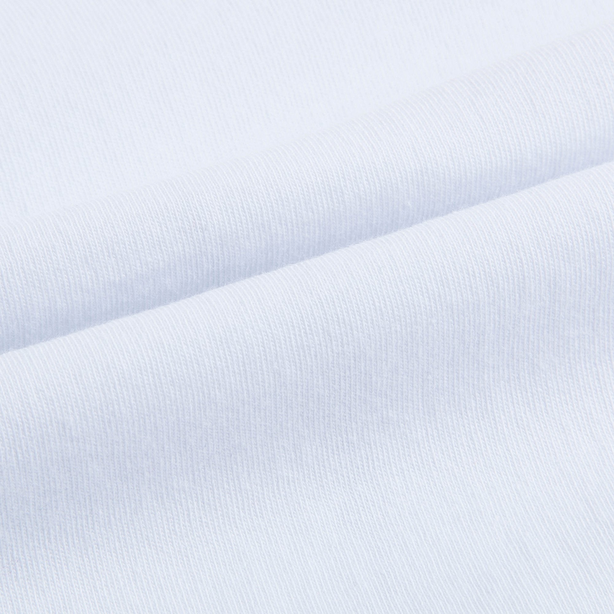 Boys White & Grey Cotton T-shirt