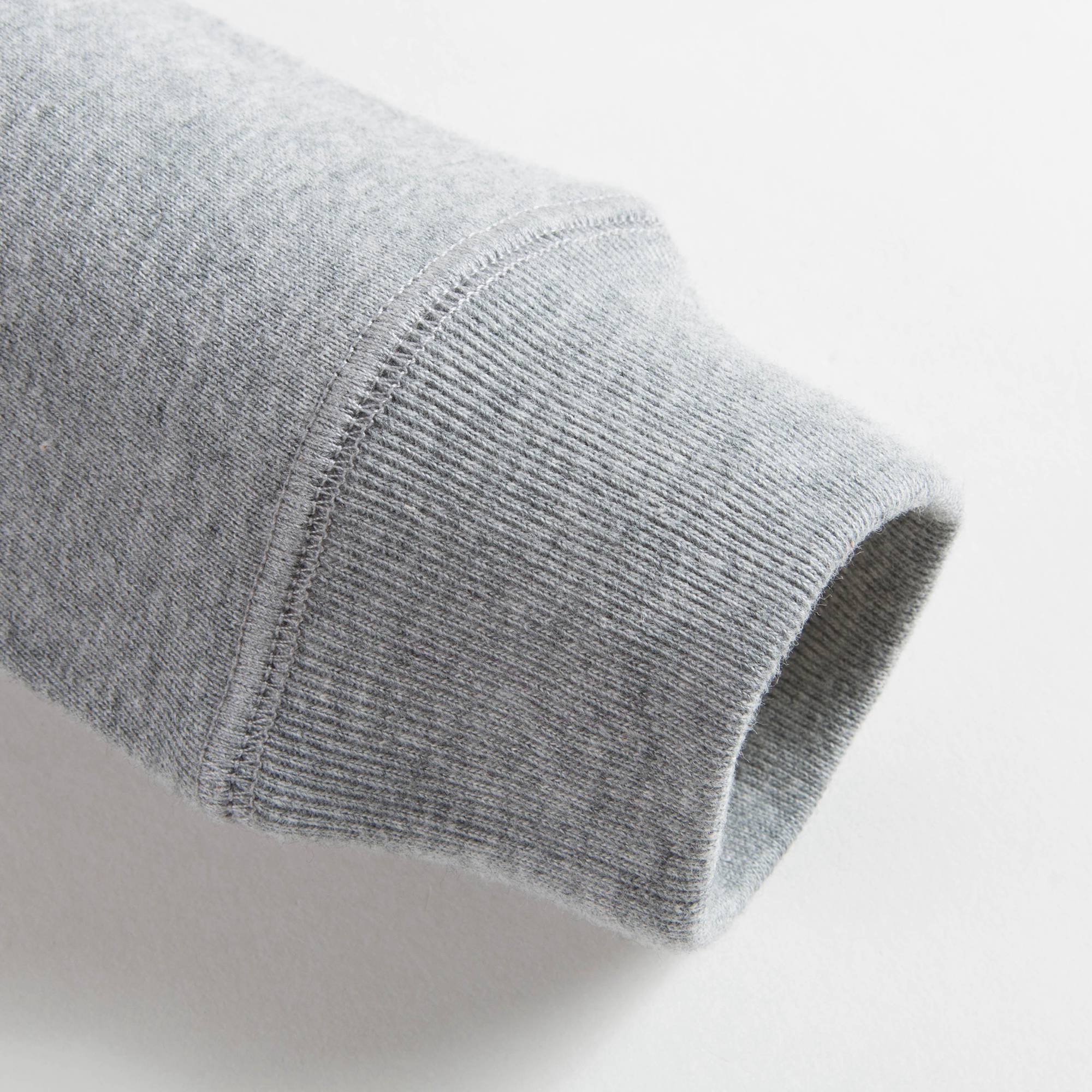 Baby Grey Melange Cotton Dress