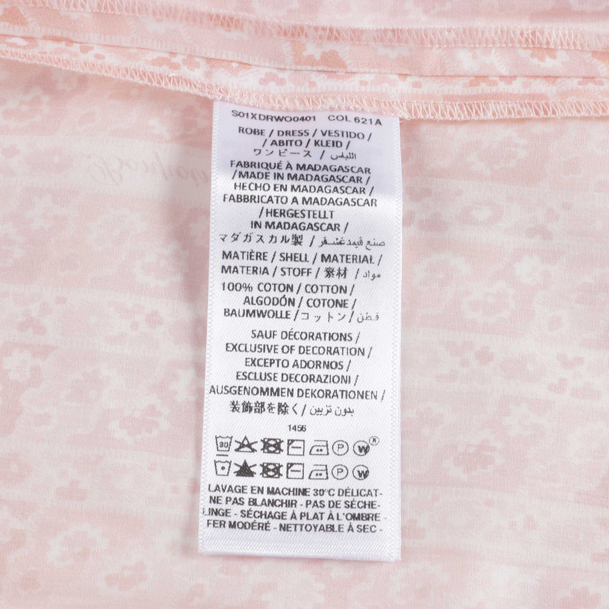 Baby Girls Light Pink Cotton Dress