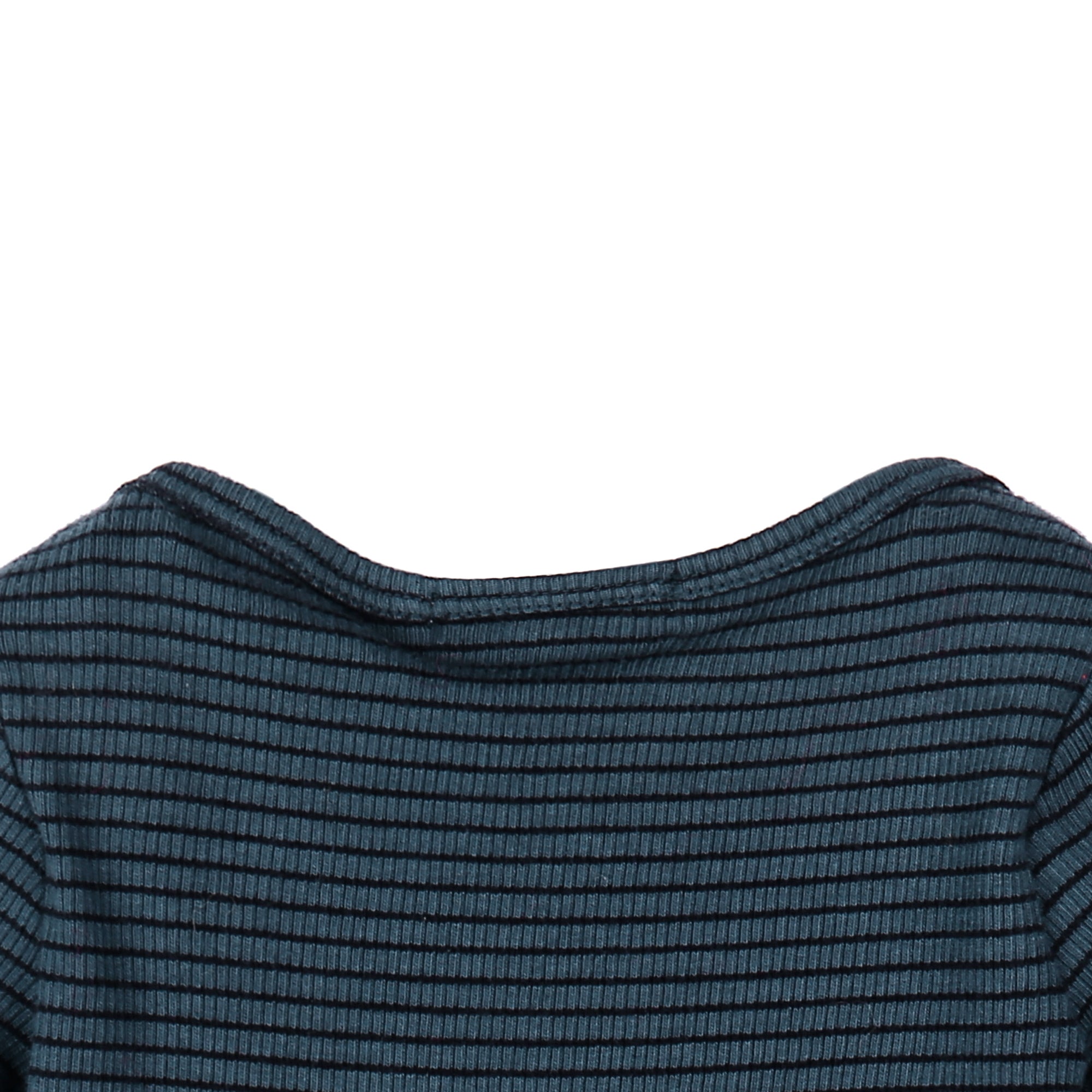 Baby Dark Blue Striped Cotton T-shirt