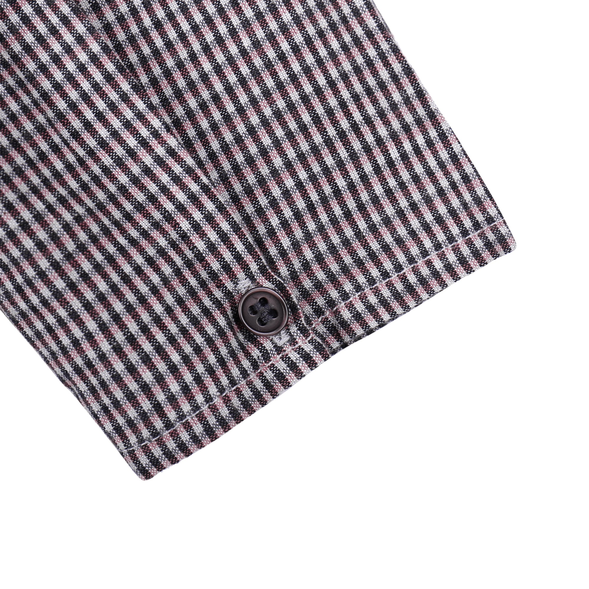 Baby Boys Grey Checked Woven Shirt