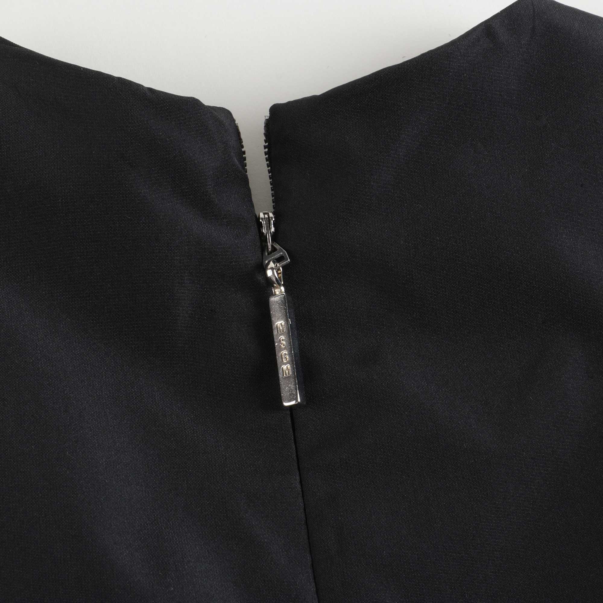Girls Black Taffeta Dress