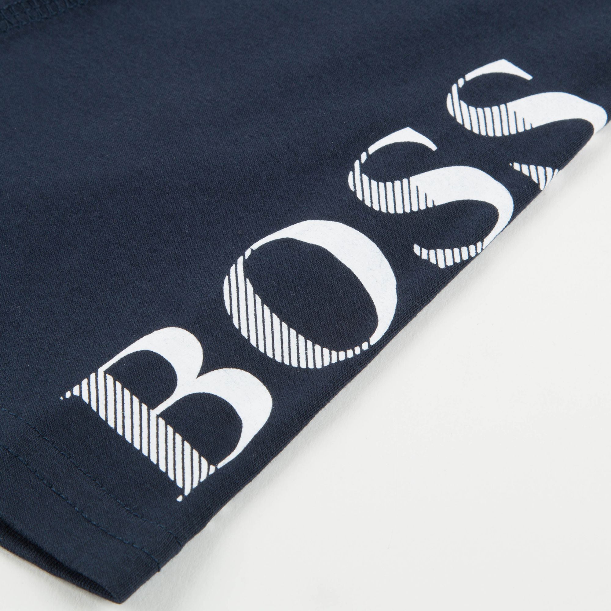 Boys Blue Cotton Logo Underwear