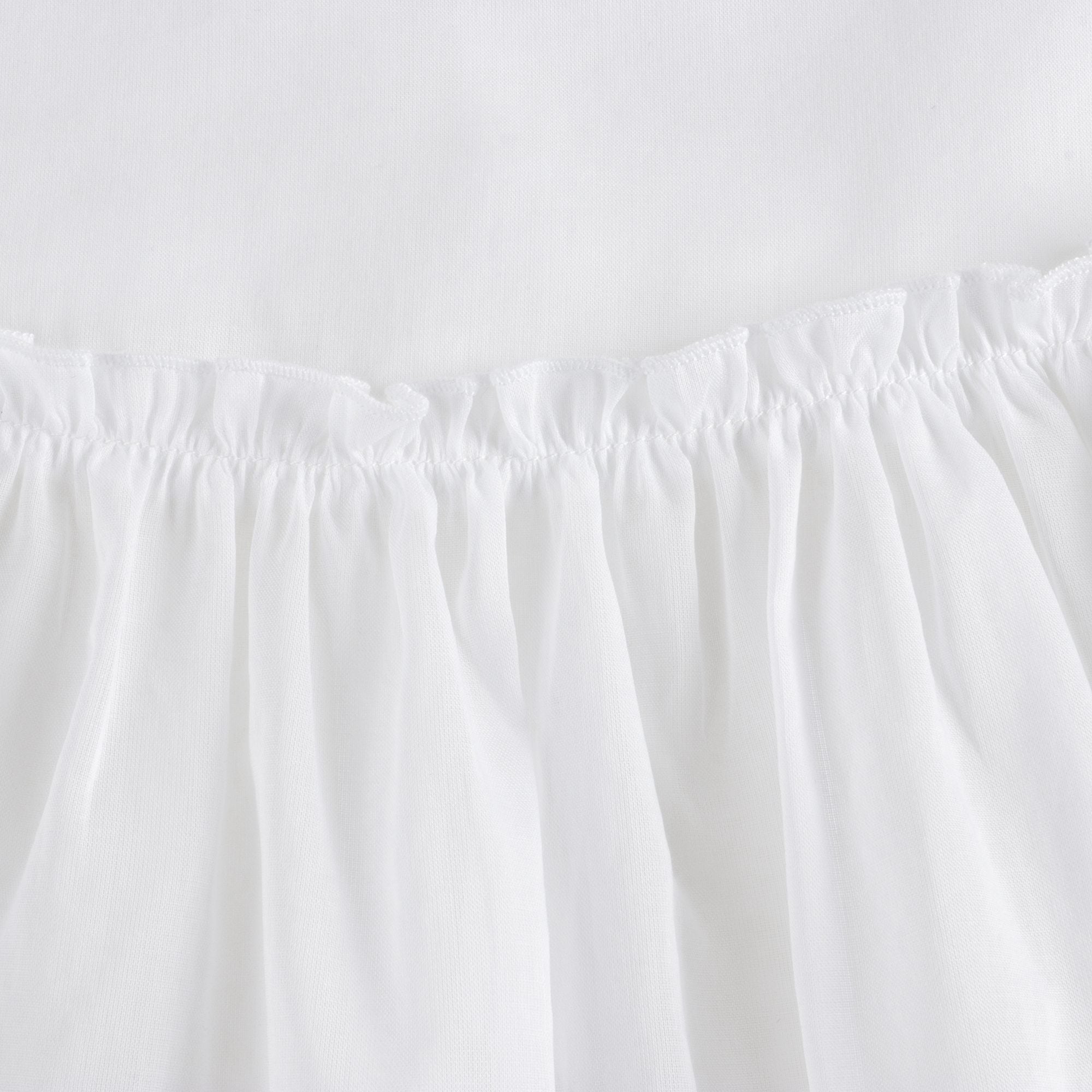 Chemises blanches en coton pour filles