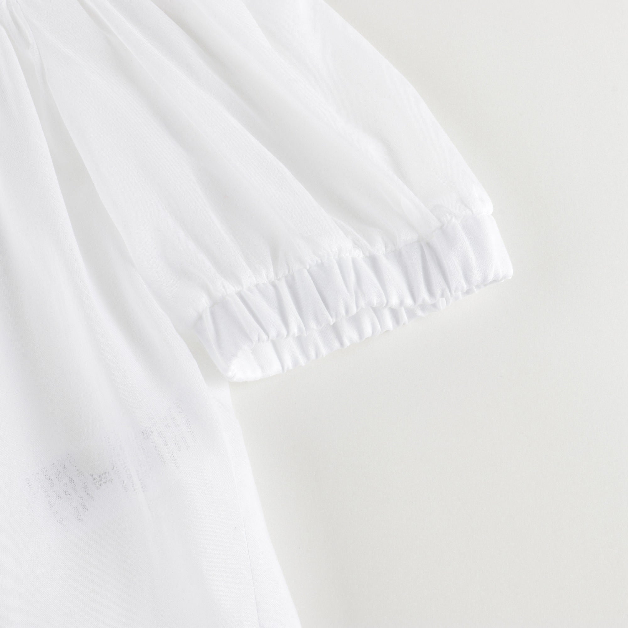 Chemises blanches en coton pour filles