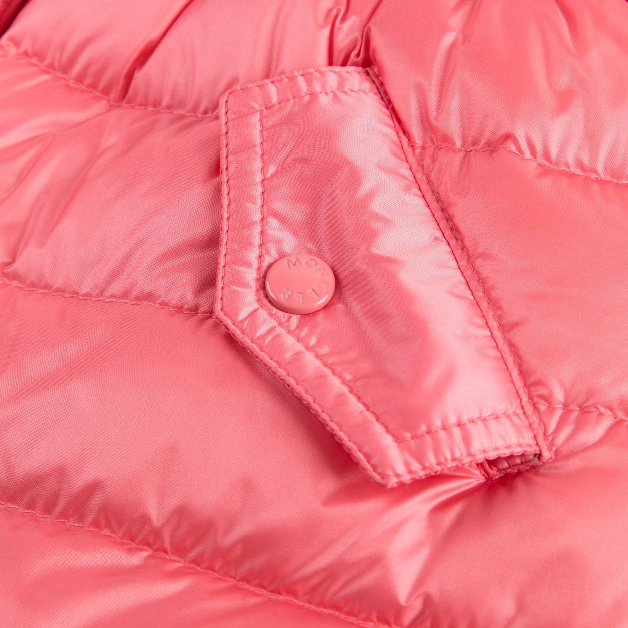 Baby Girls Pink 'Esme' Down Padded Coat