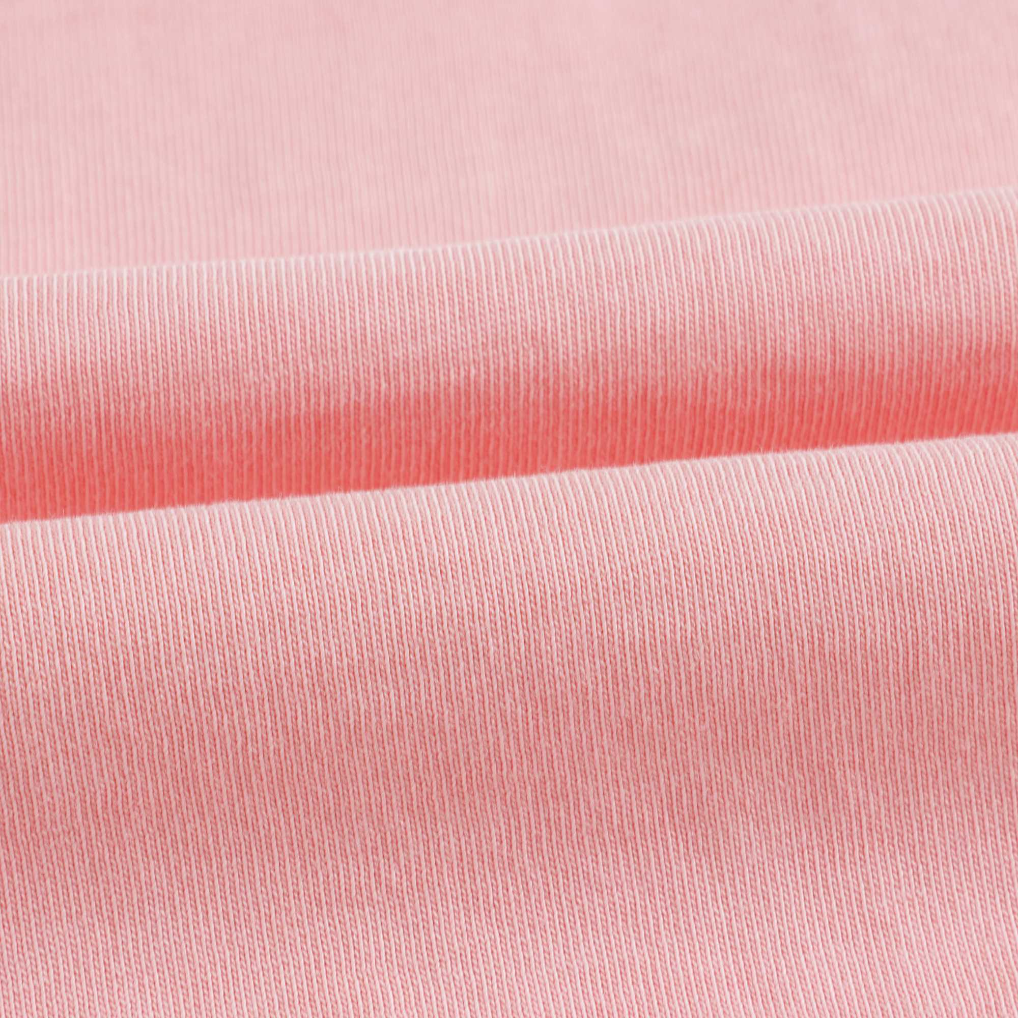 Girls Pink Printing Cotton T-Shirt