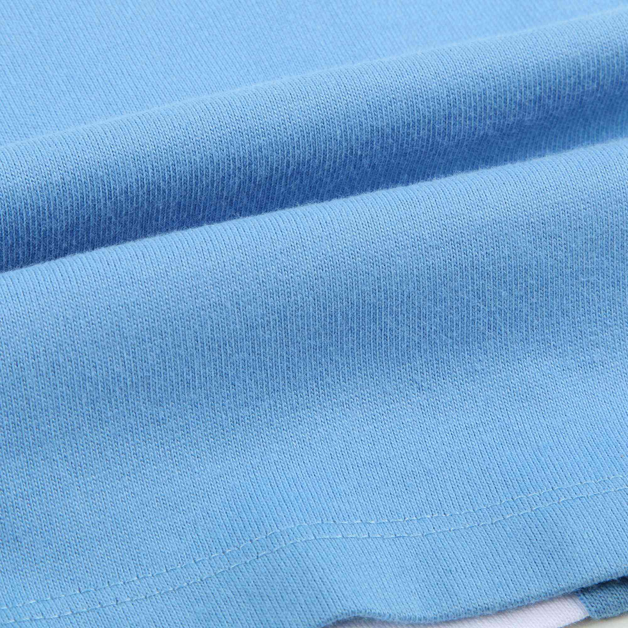 Baby Boys Blue & White Cotton Polo Shirt