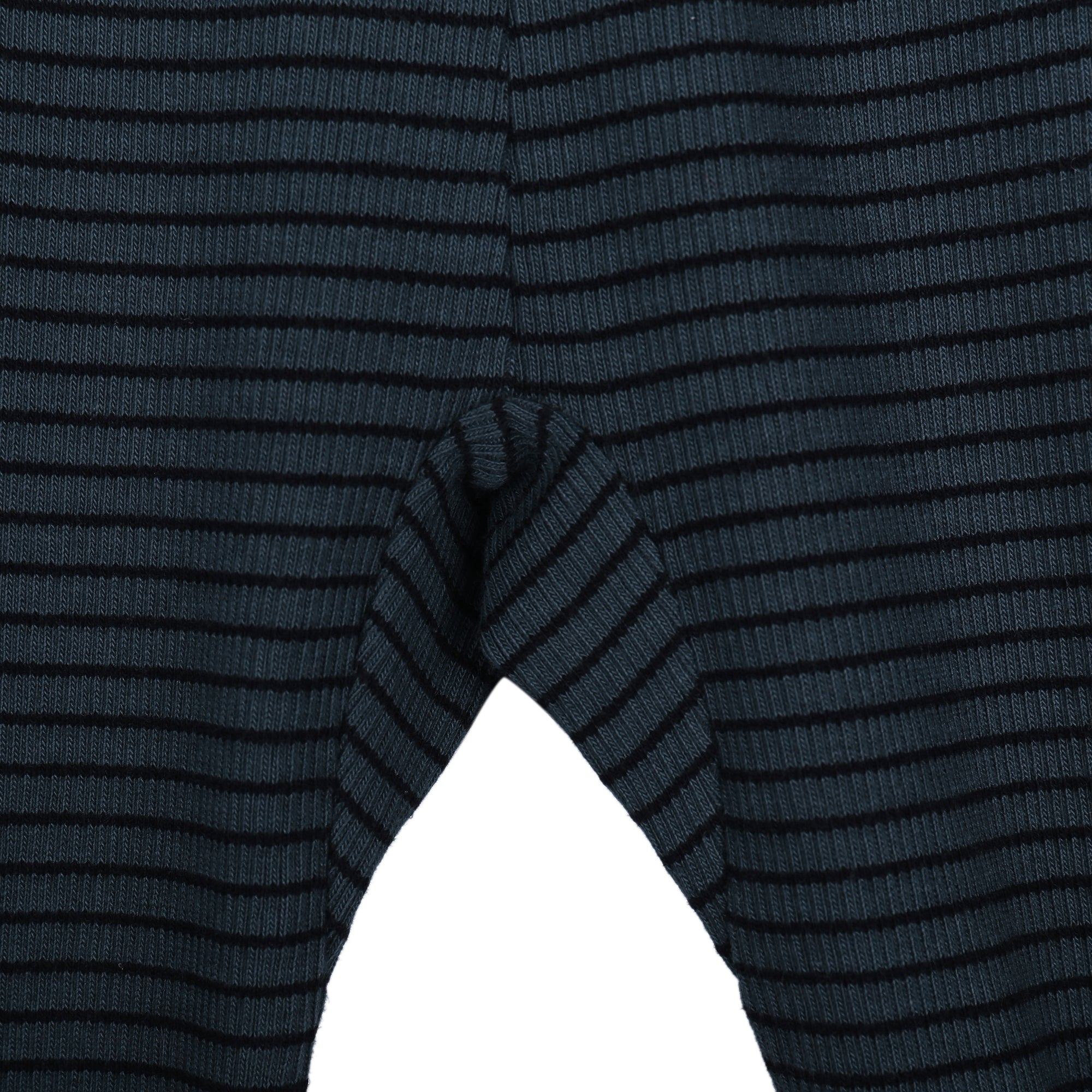 Boys & Girls Dark Blue Striped Cotton Leggings
