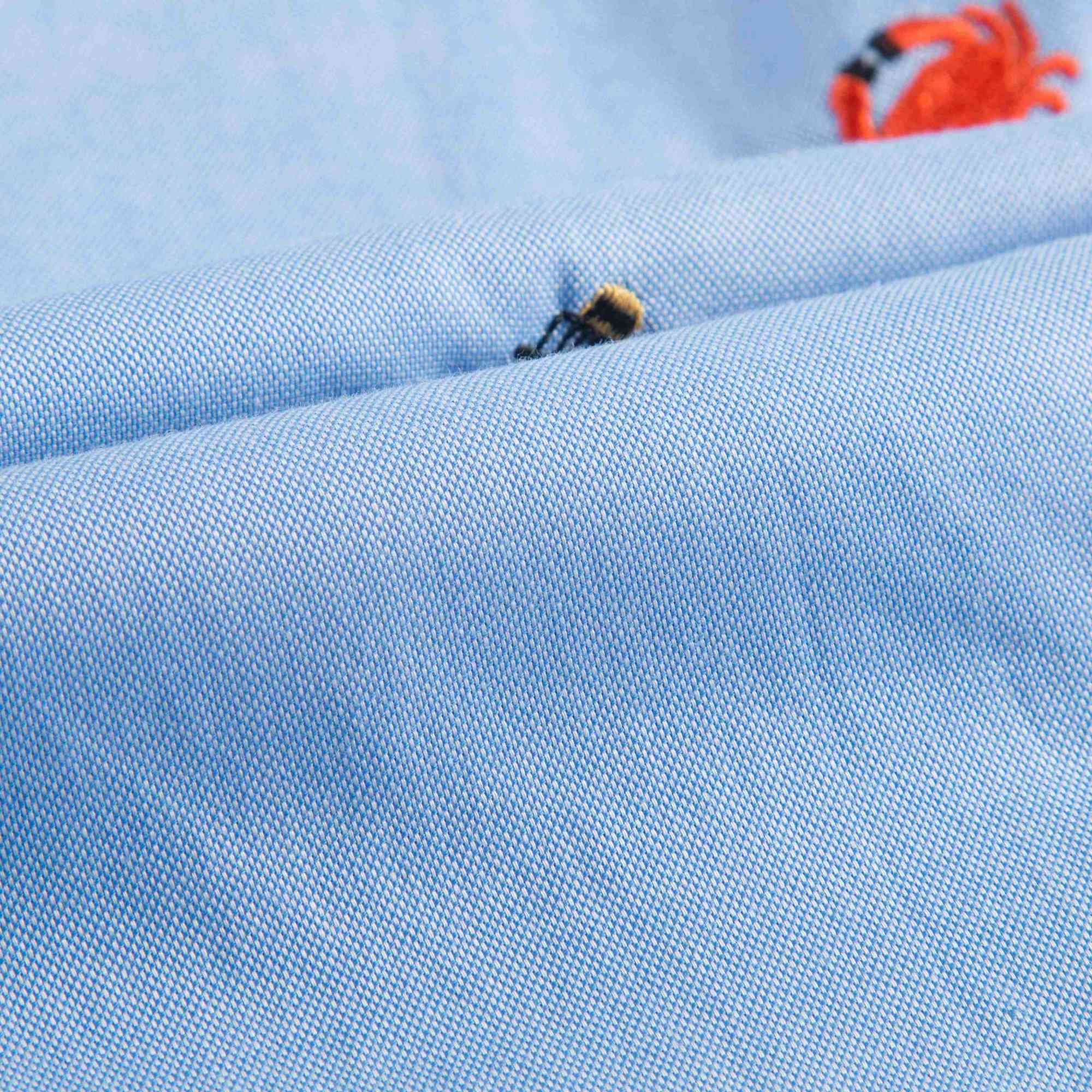 Baby Boys Blue Cotton Shirt