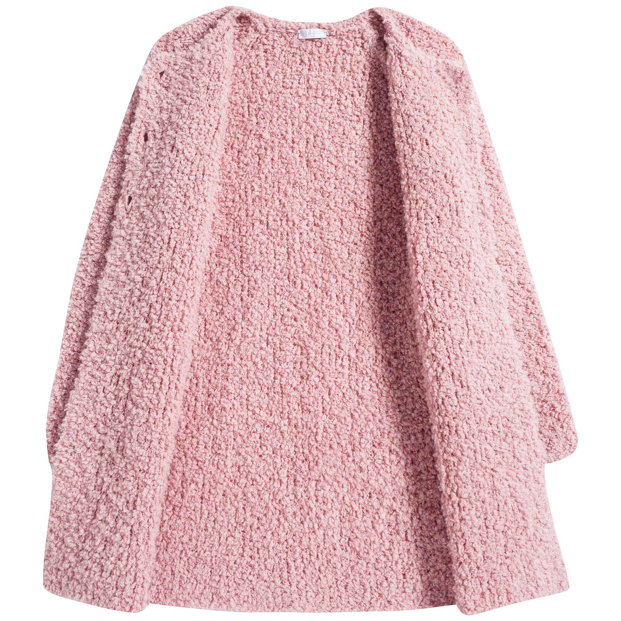 Girls Old Rose Cardigan