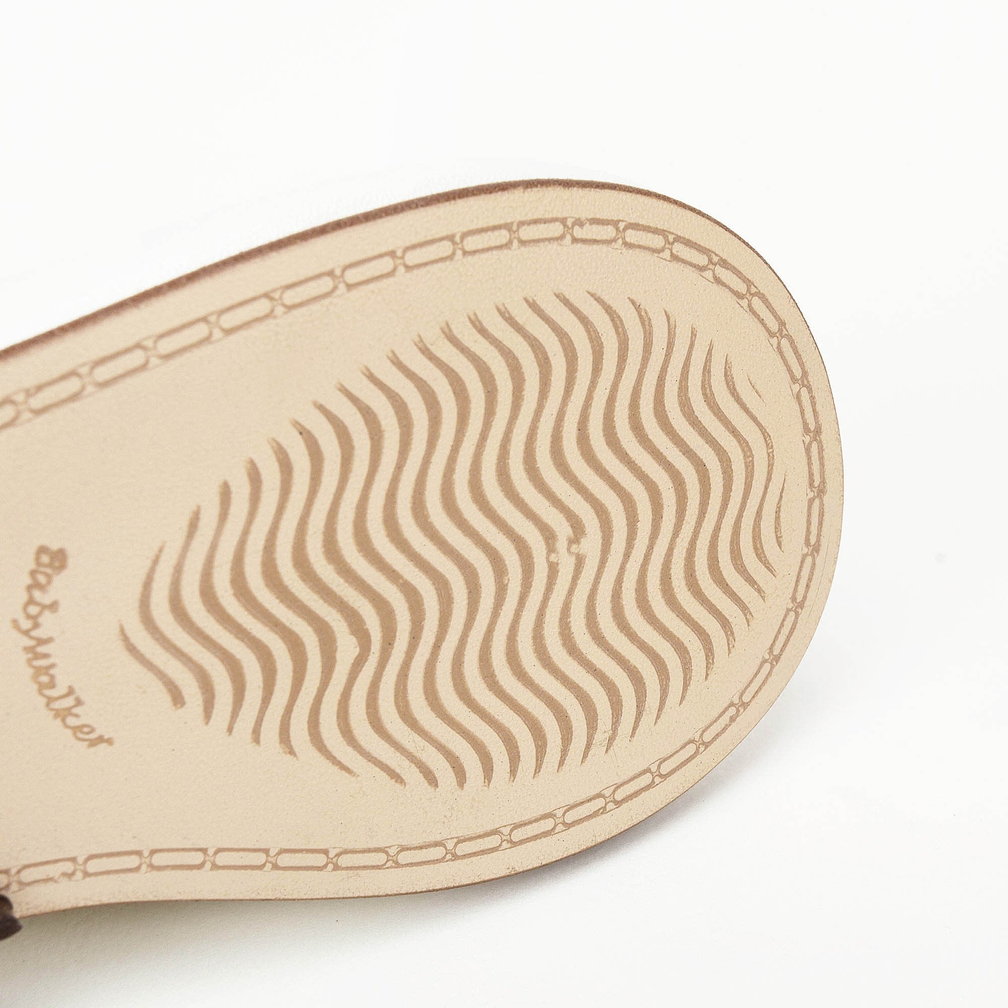 Girls Ivory Leather Shoes With White Diamond Trims