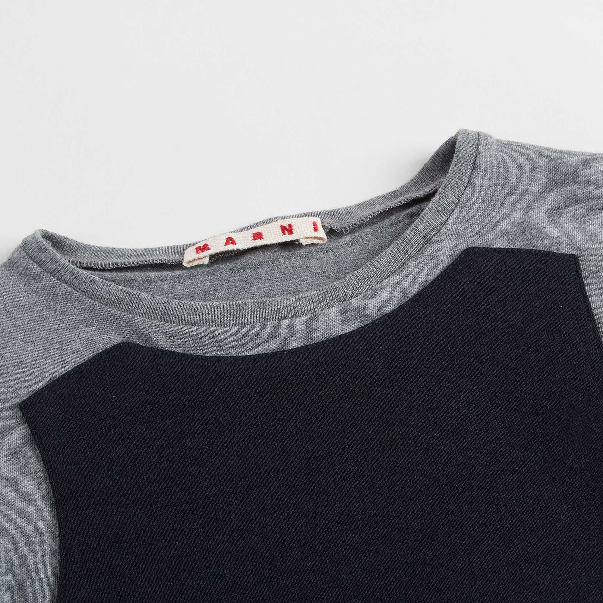Girls Navy Blue Long Sleeve T-shirt