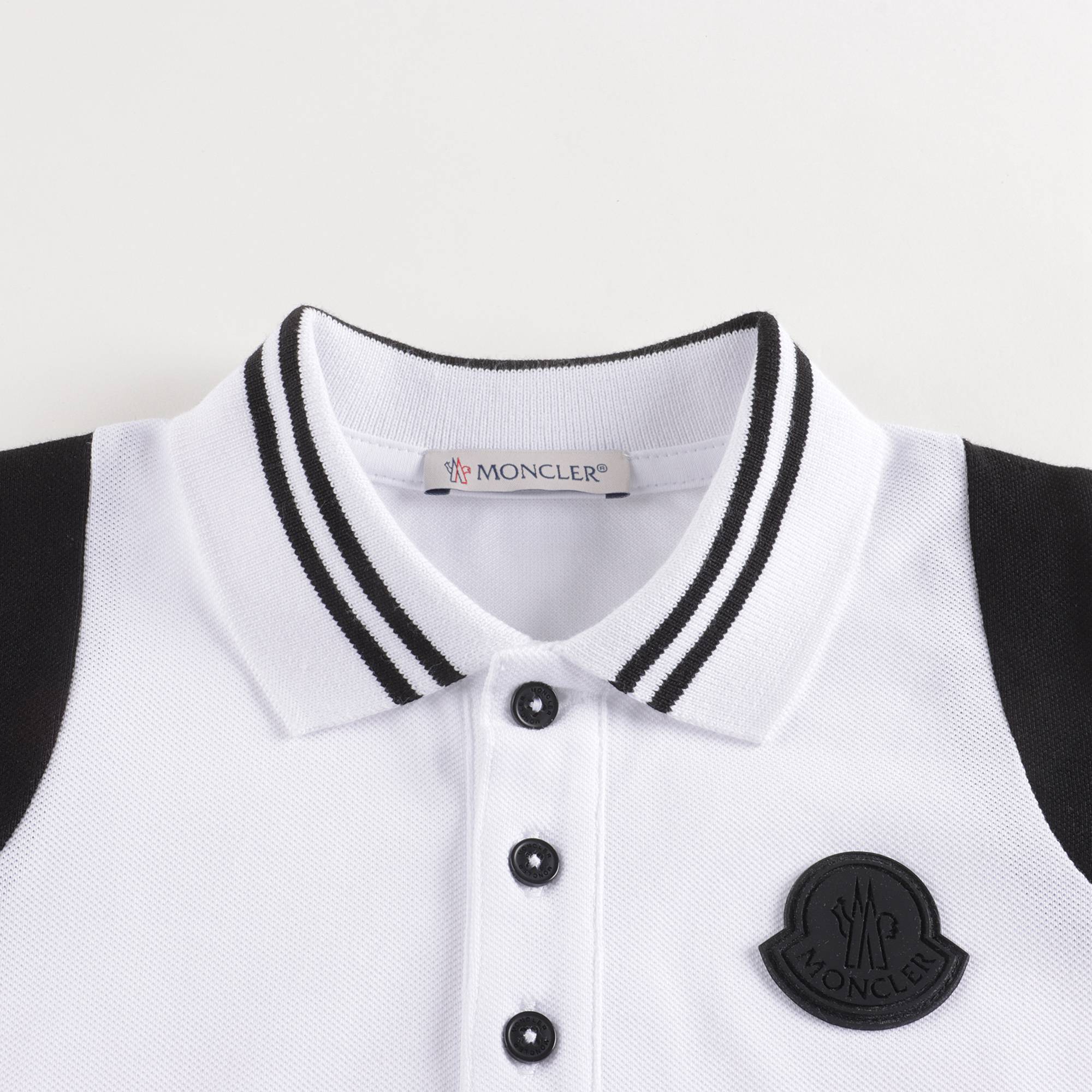 Baby Boys White Cotton Polo Shirt
