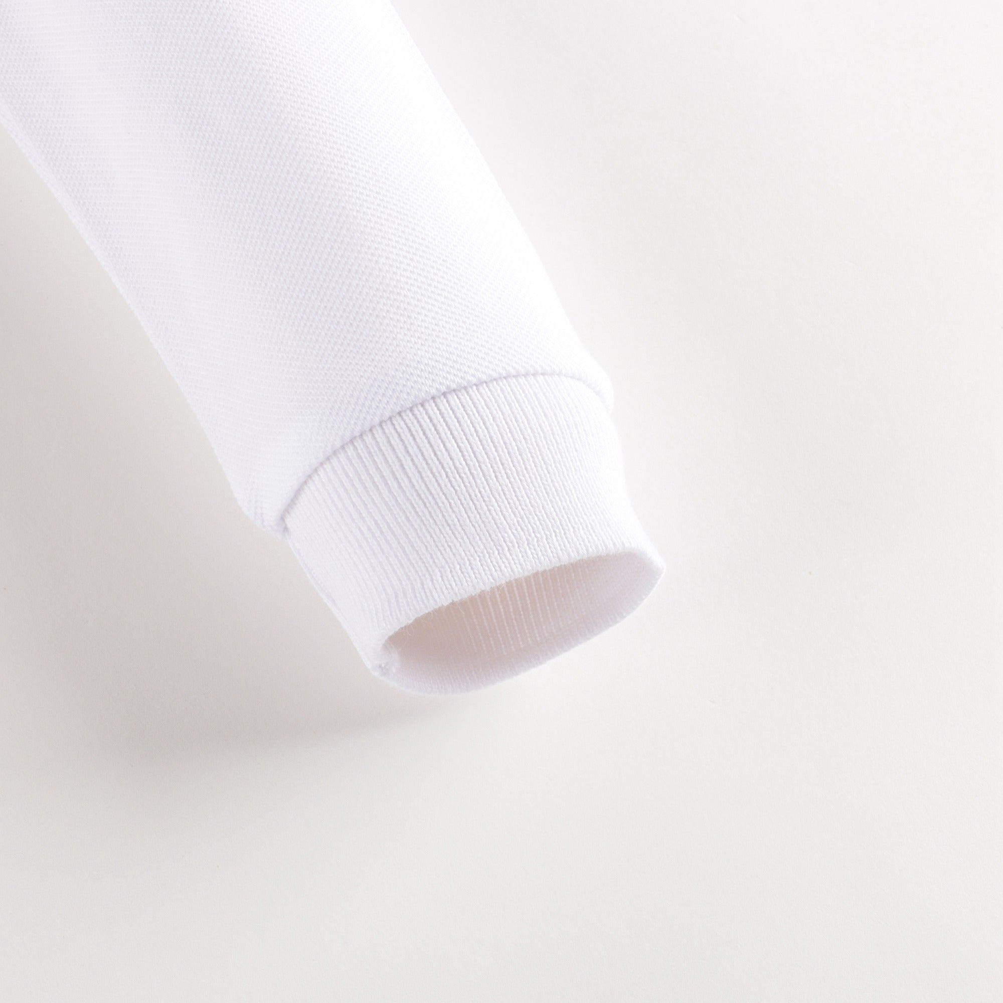 Baby Boys White Cotton Polo Shirt