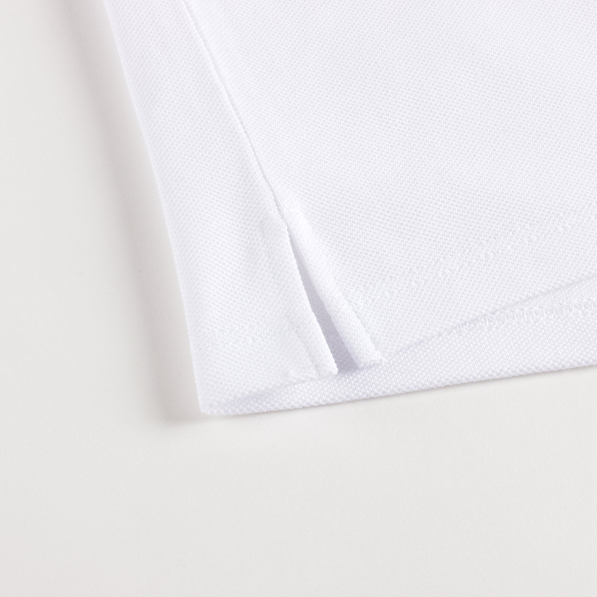 Baby Boys White Cotton Polo Shirt