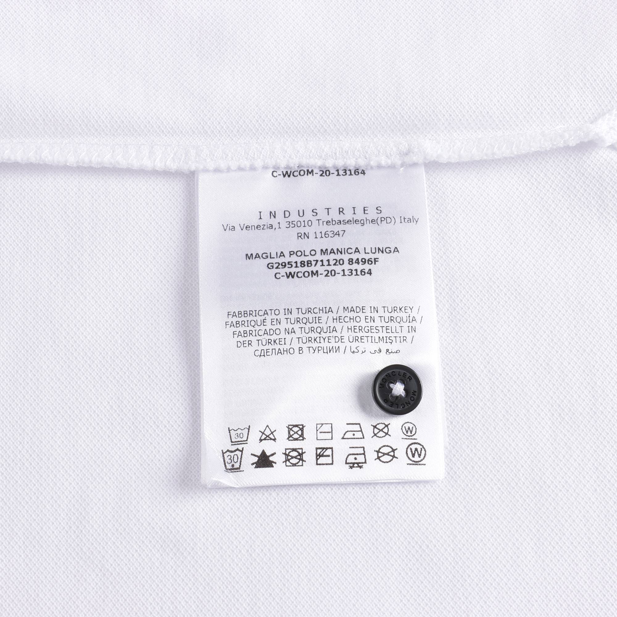 Baby Boys White Cotton Polo Shirt
