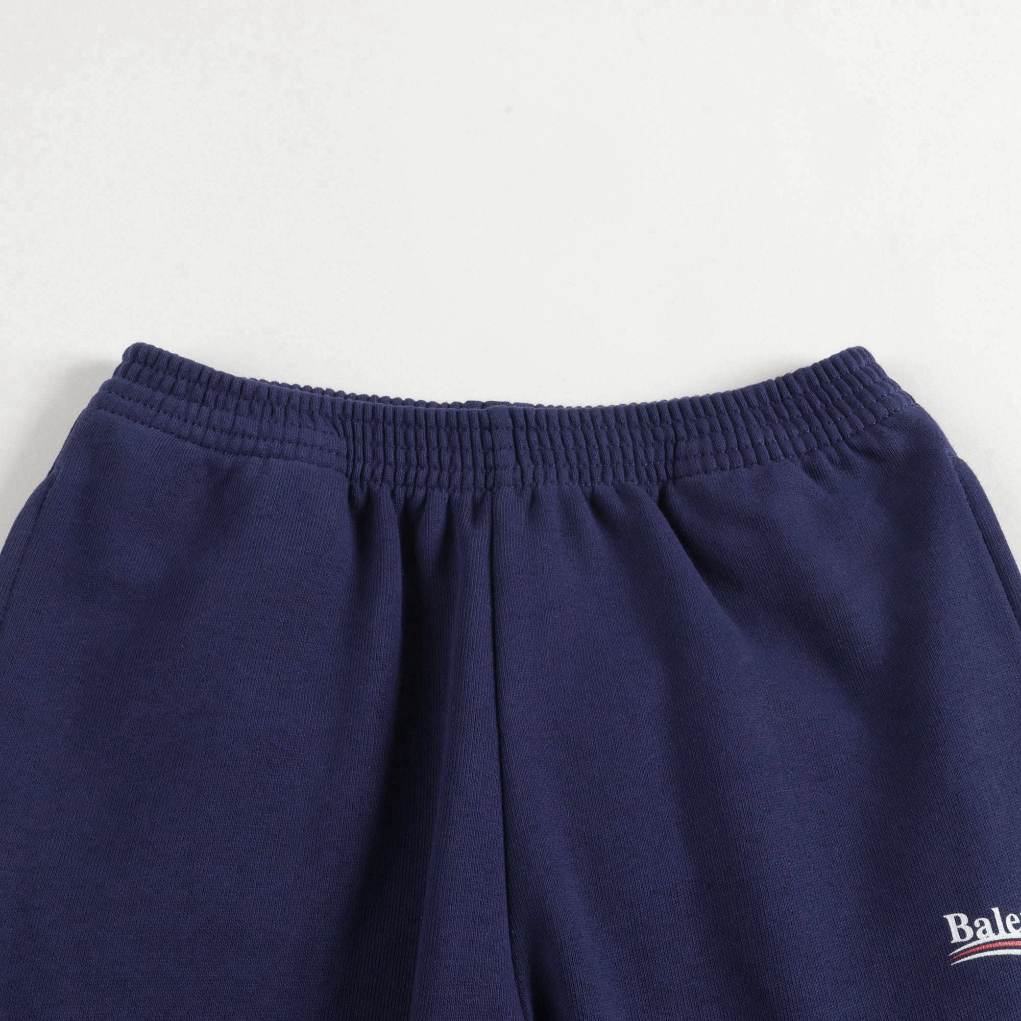 Boys & Girls Blue Logo Cotton Shorts