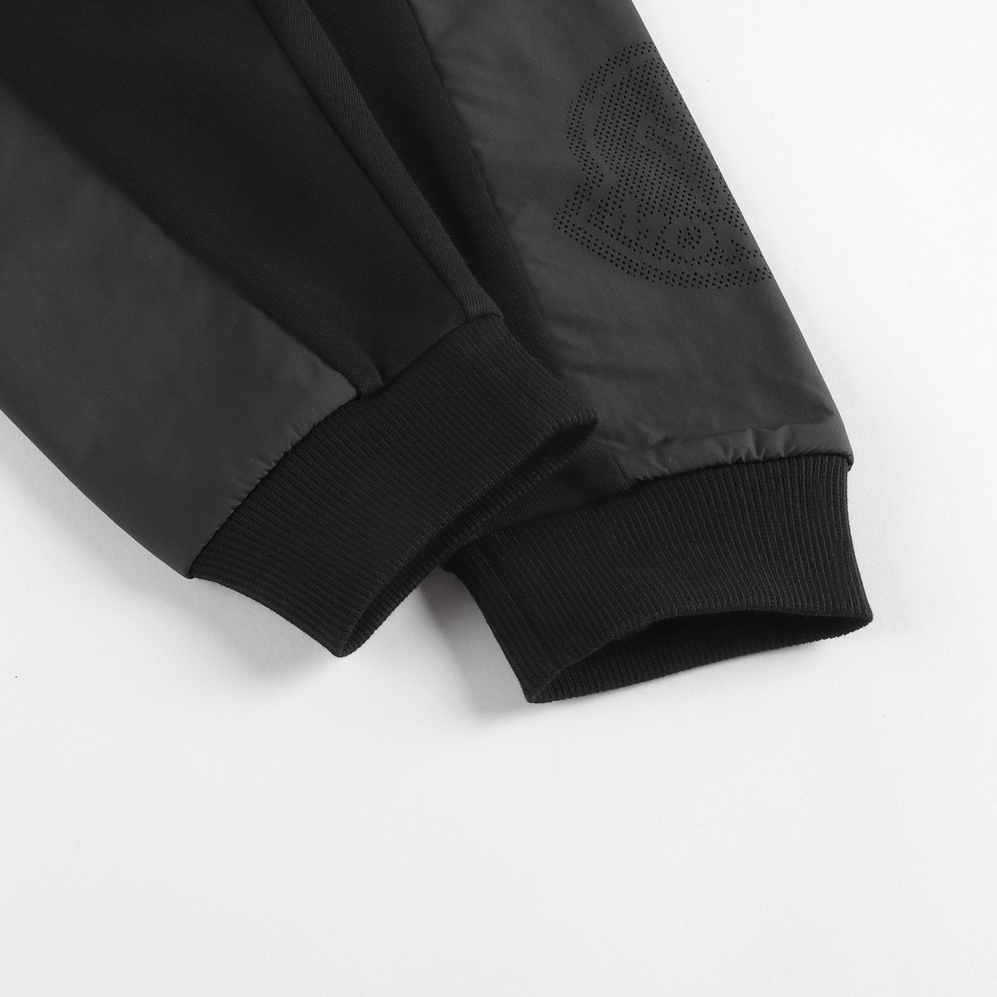 Baby Boys Black Cotton Trousers