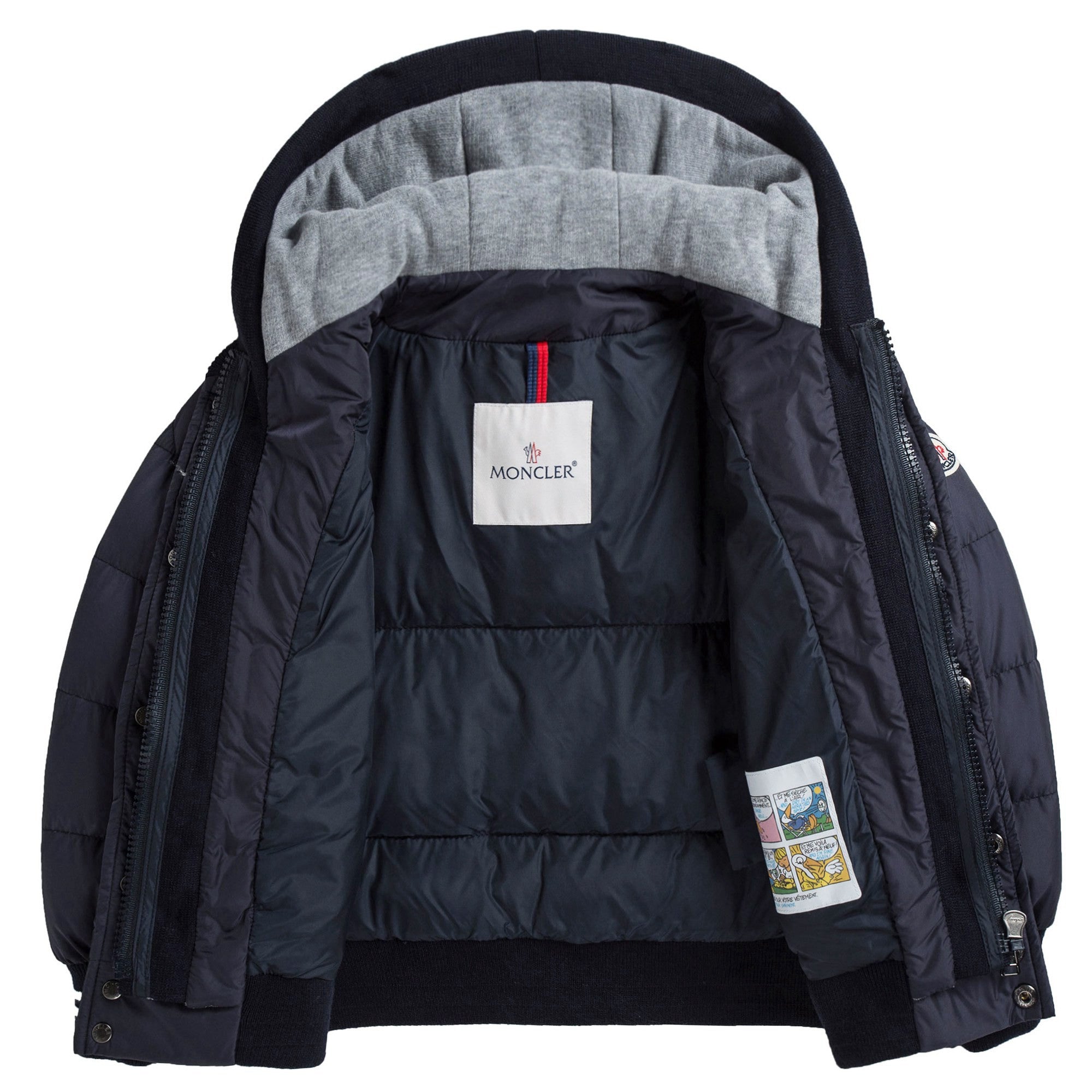 Boys Navy Blue "Auberie" Down Padded Jacket