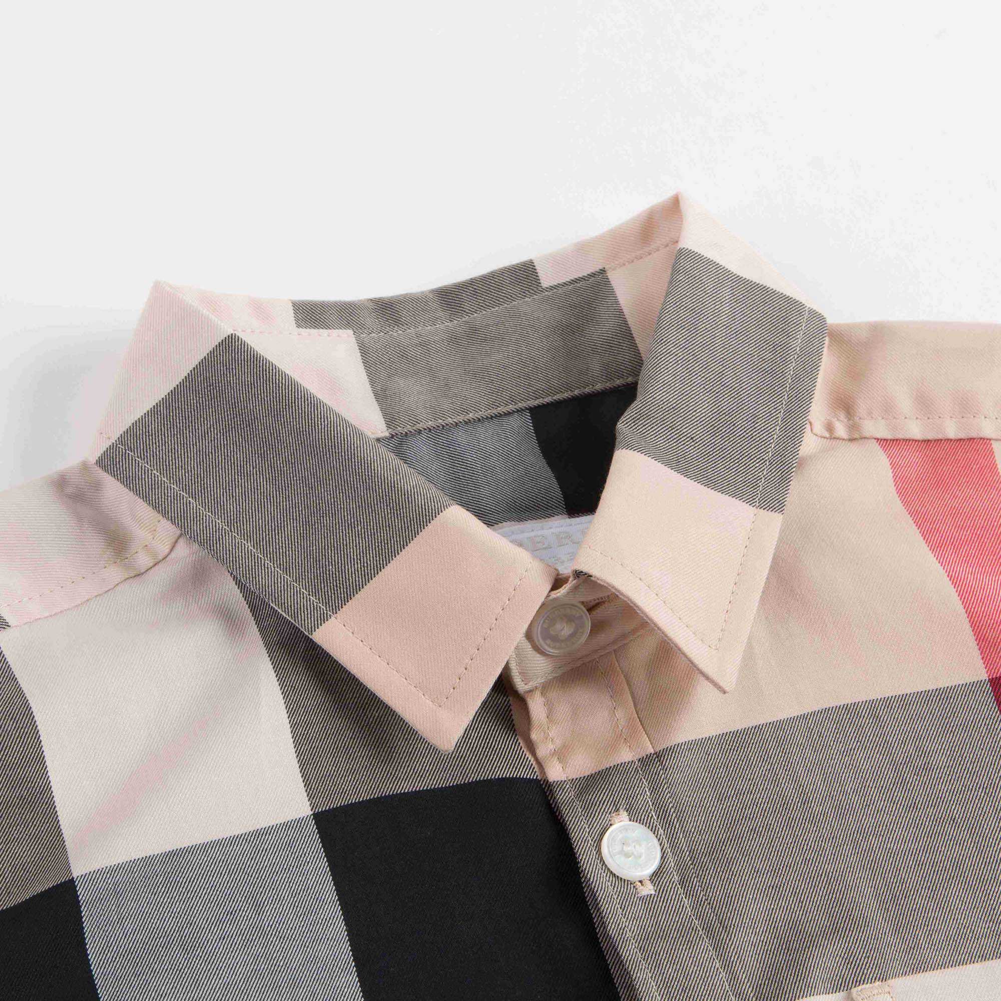 Boys New Classic Check Cotton Shirt