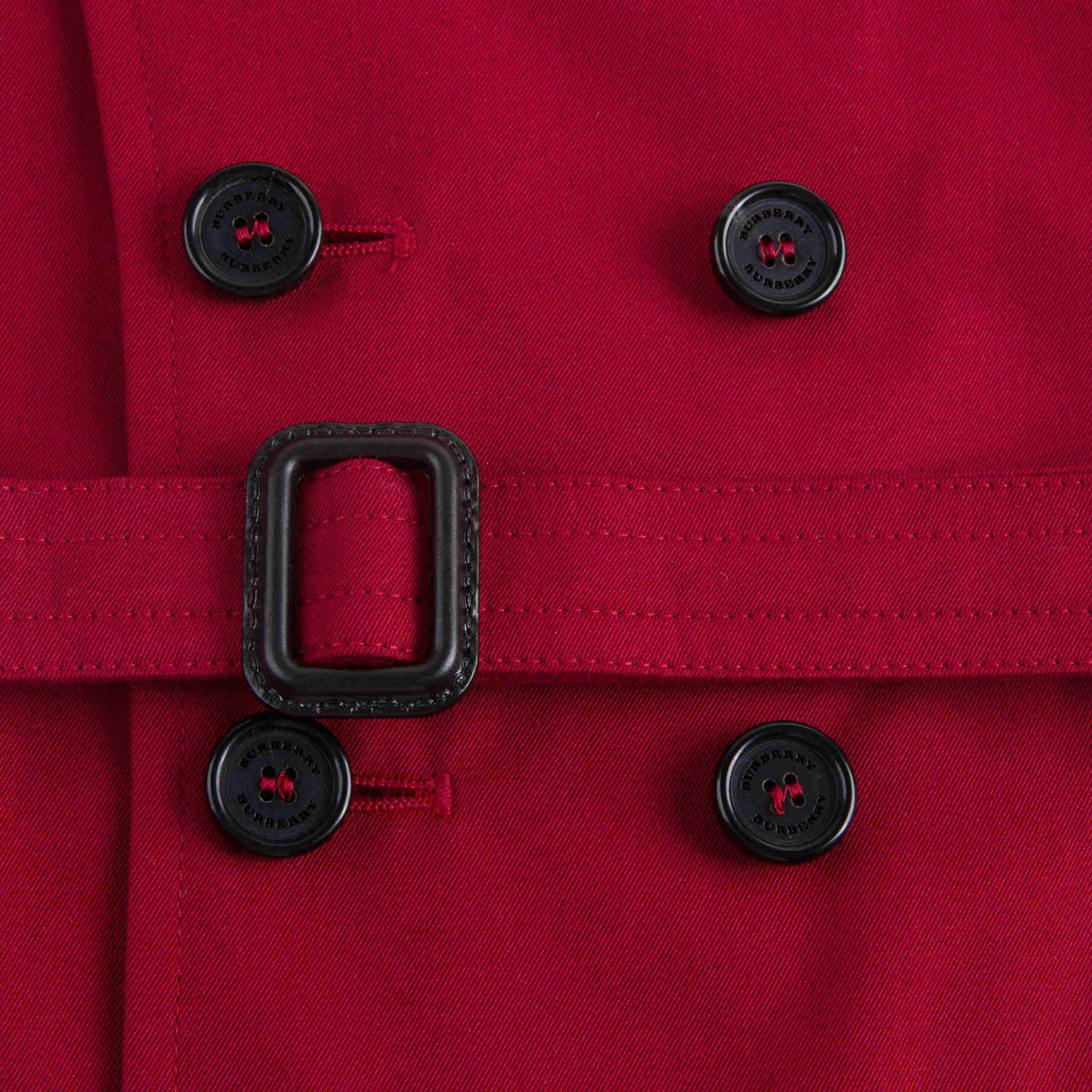 Baby Girls Red Trench Coat