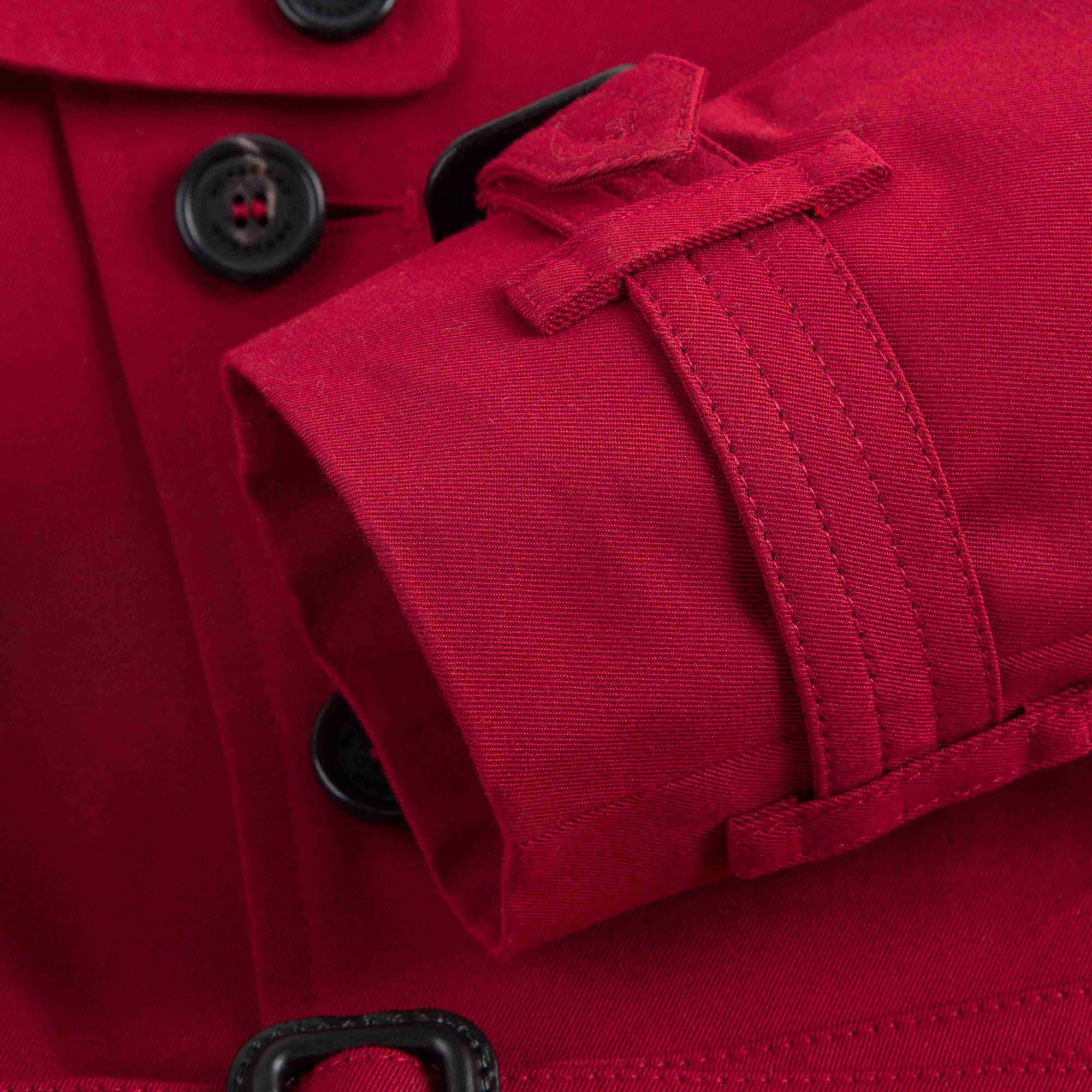 Baby Girls Red Trench Coat