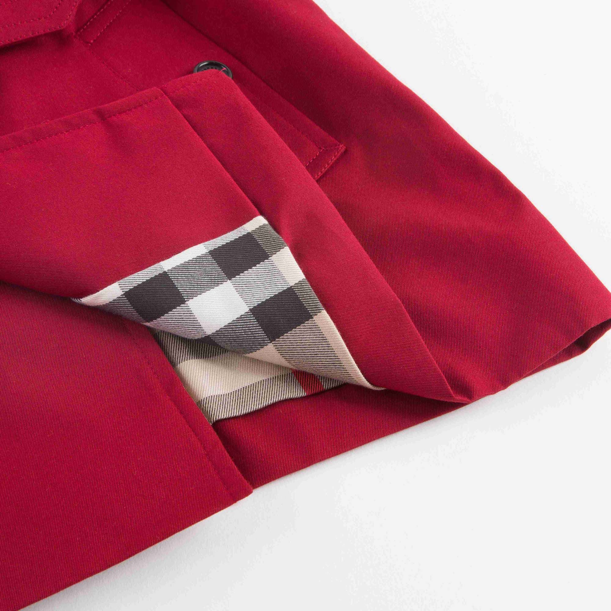 Baby Girls Red Trench Coat
