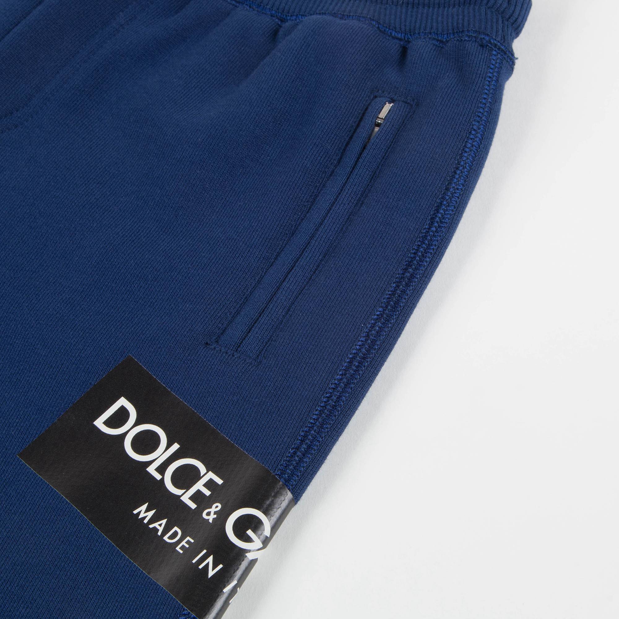 Boys Blue Cotton Trousers