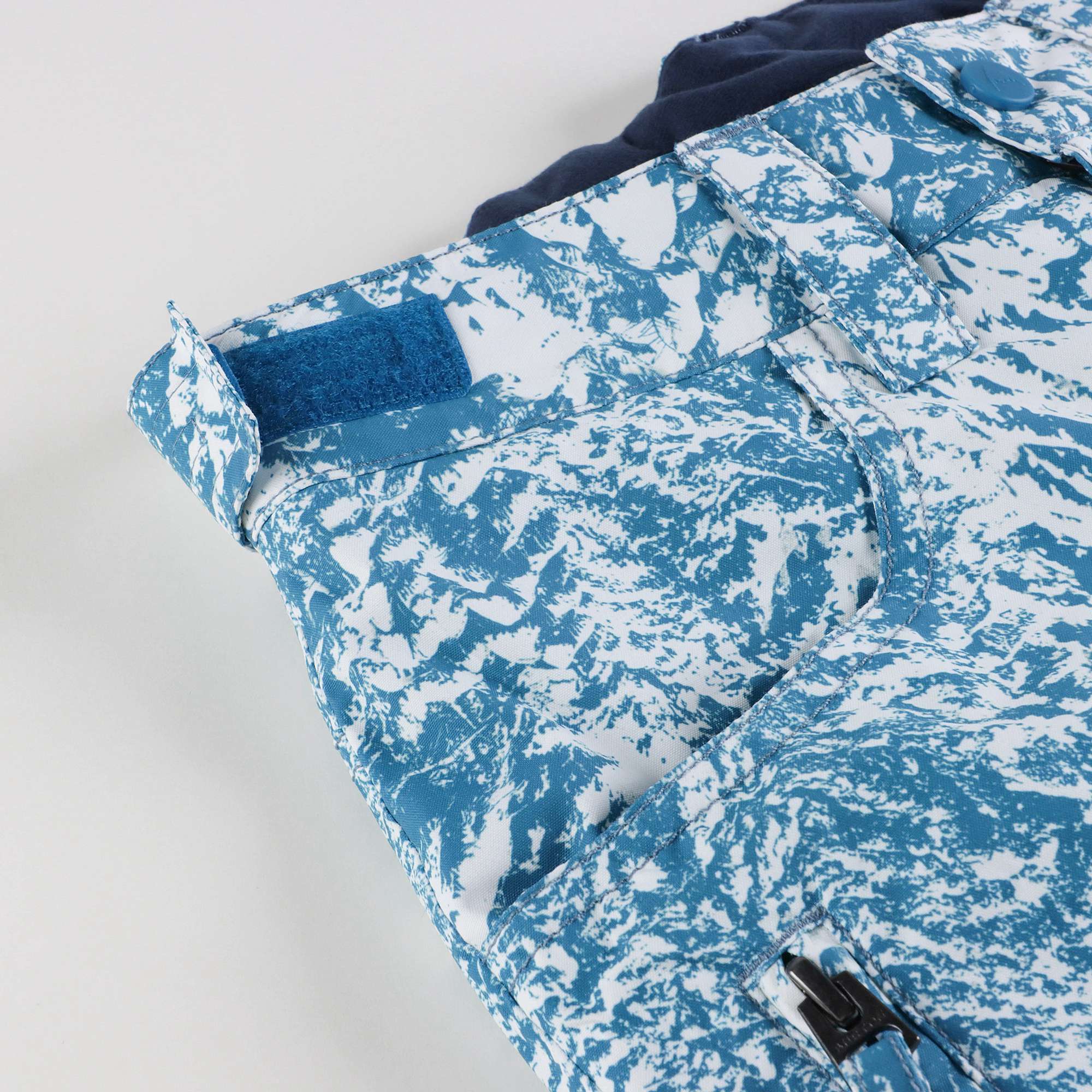 Boys Blue Printed Ski Trousers