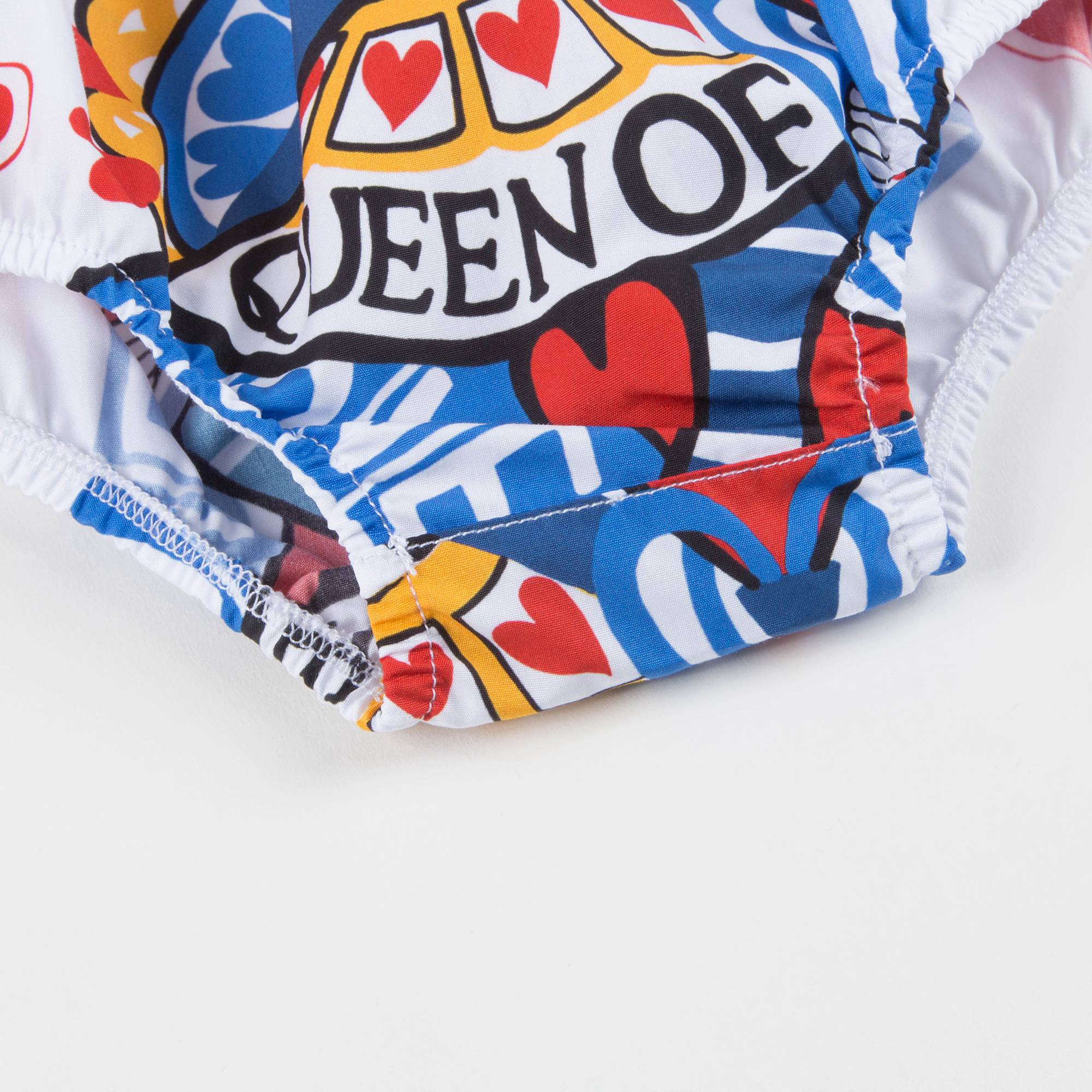 Baby Girls Red Queen of Hearts Cotton Dress