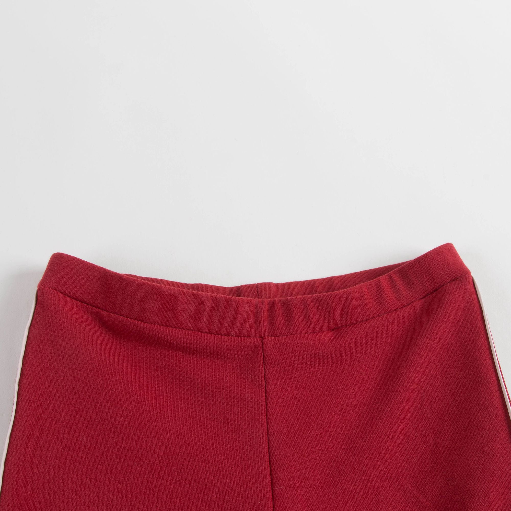 Boys & Gilrs Red "COMPLETO MAGLIA CARDIGAN + PAN" Cotton Set