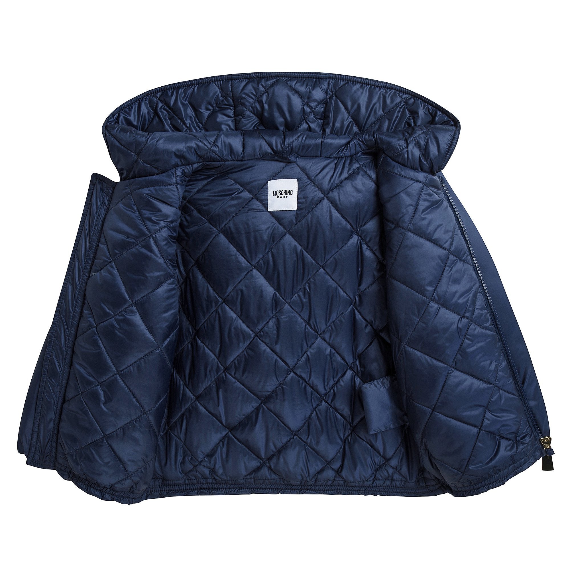 Baby Boys Blue Padded Showerproof Jacket