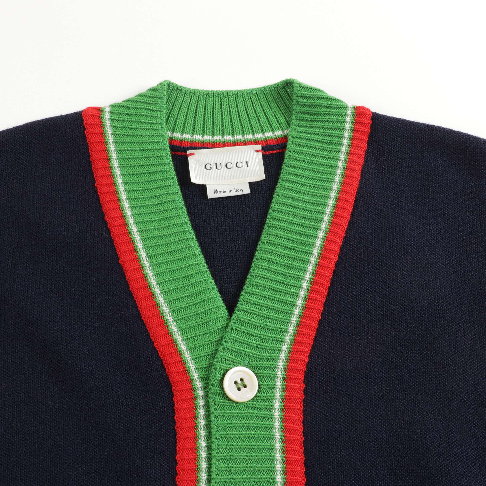 Boys & Girls Oltremare Wool Cardigan