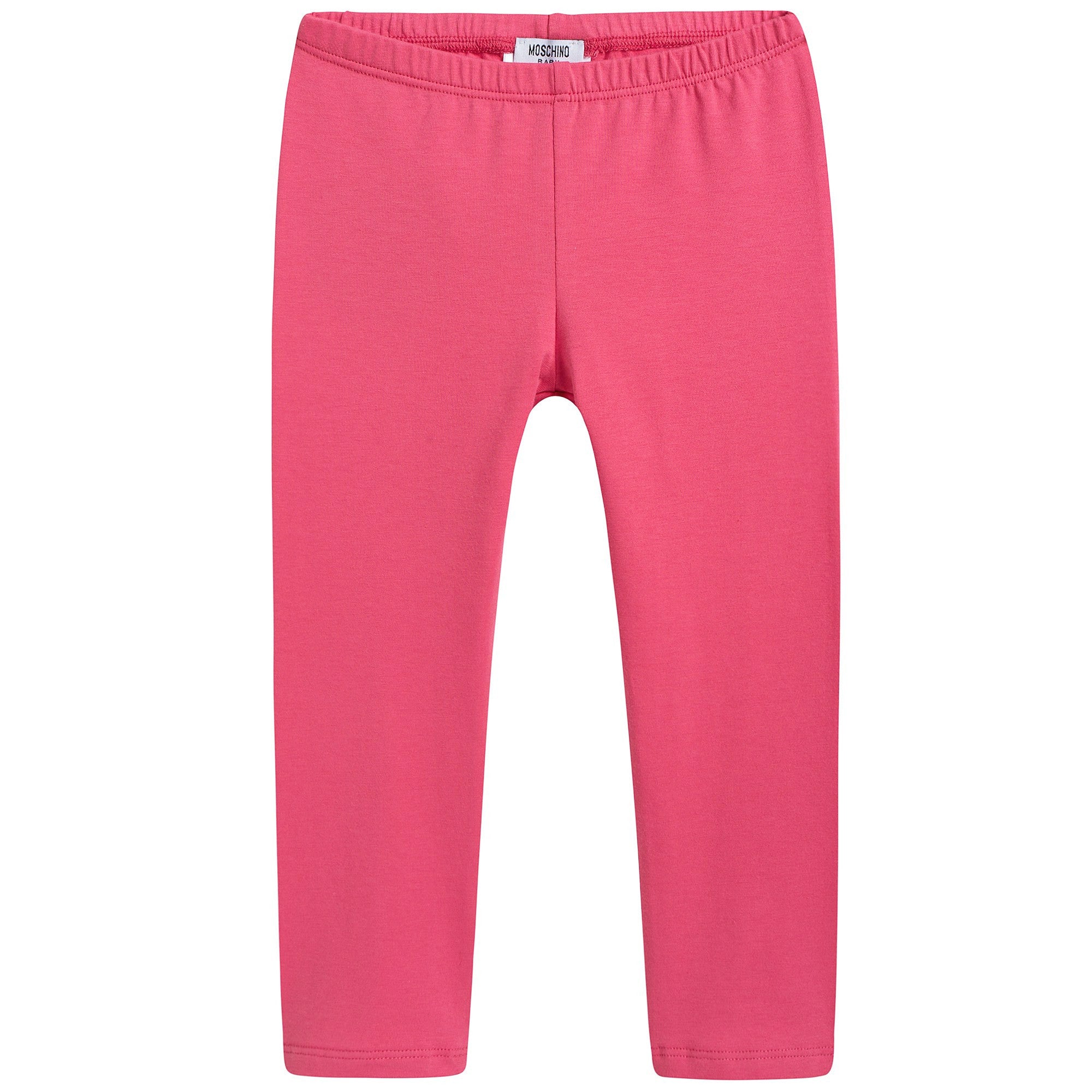 Baby Girls Ivory T-shirt & Pink Leggings Set