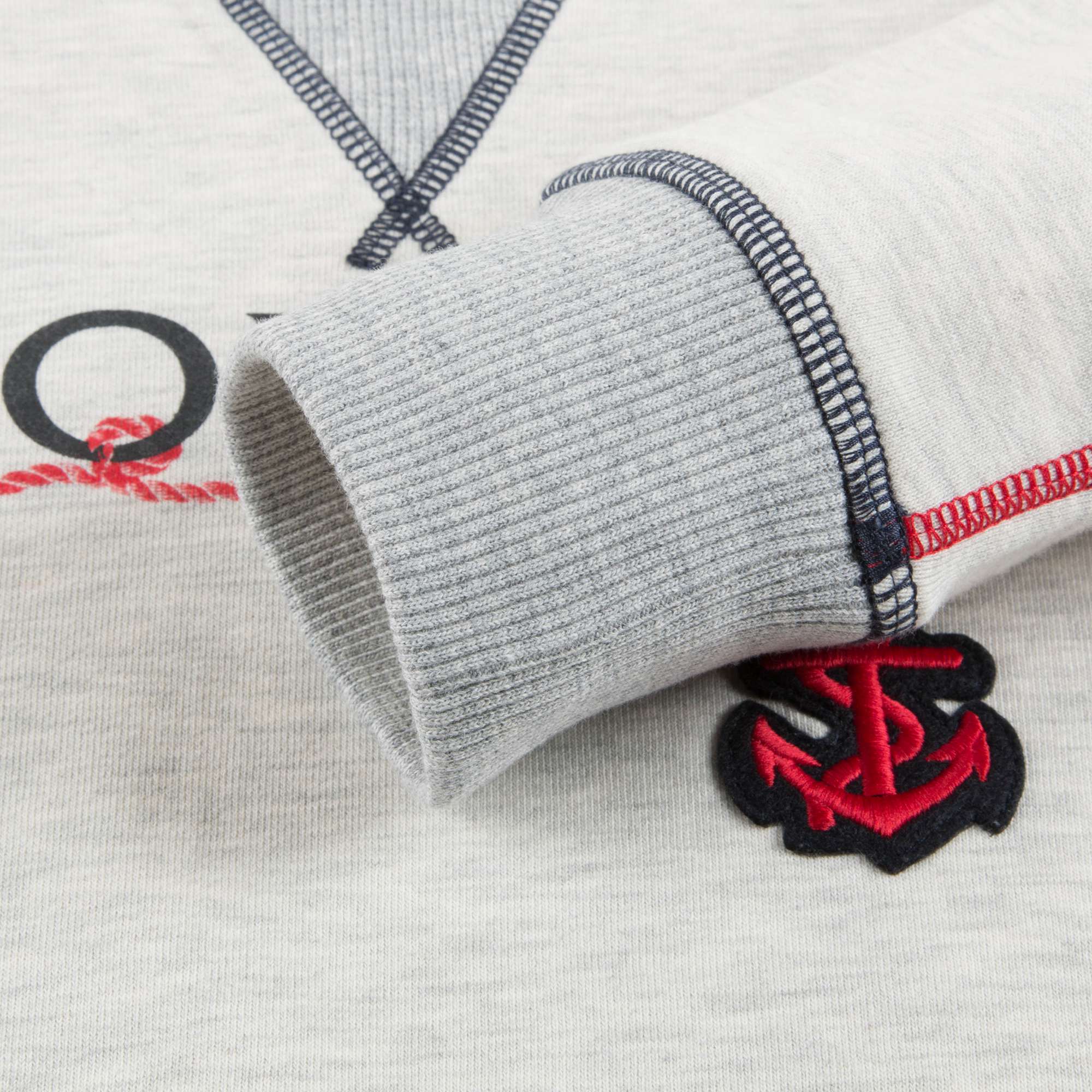 Boys Grey "Maglia  Girocollo" Sweatshirt