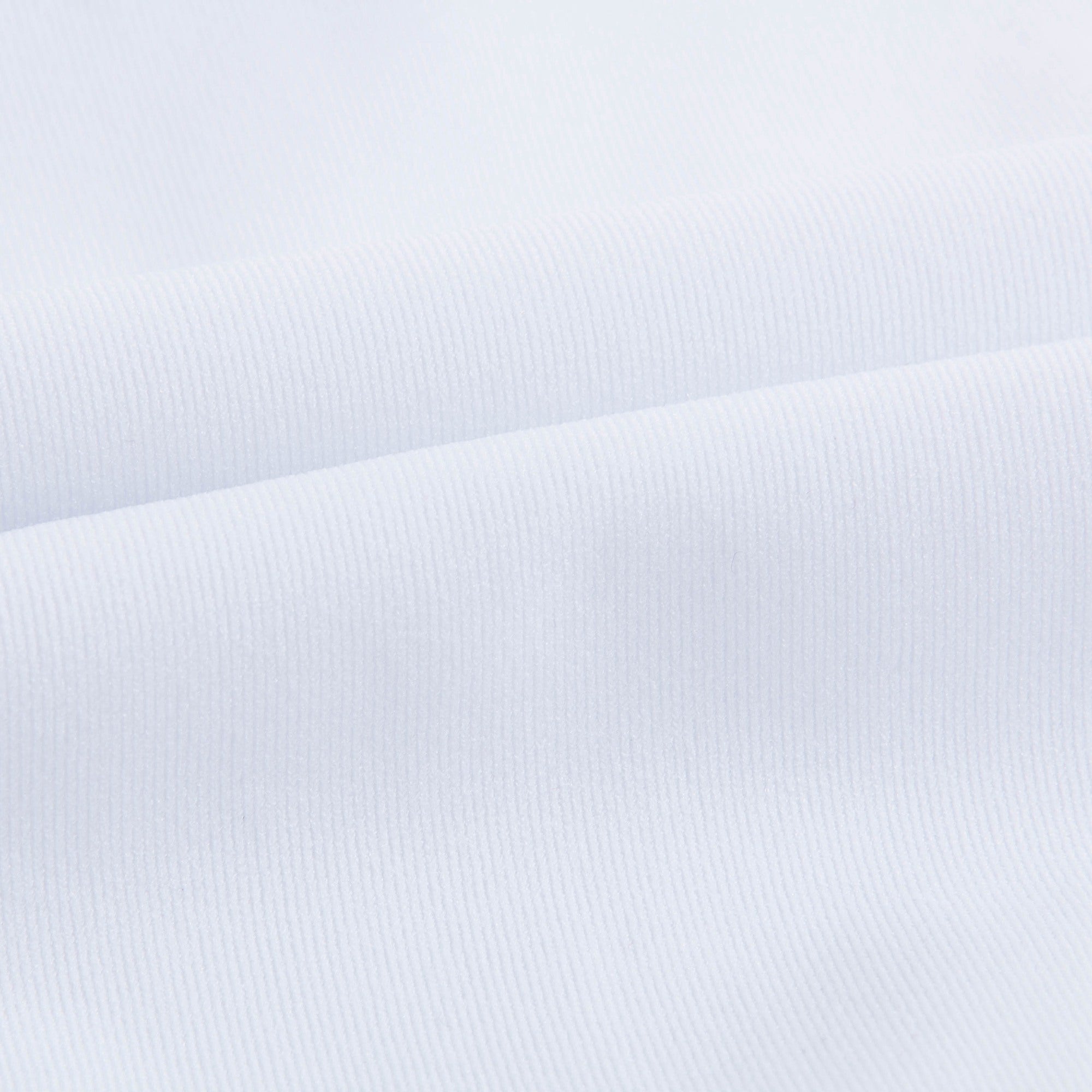 Girls White Ruched Leotard And Wide Straps