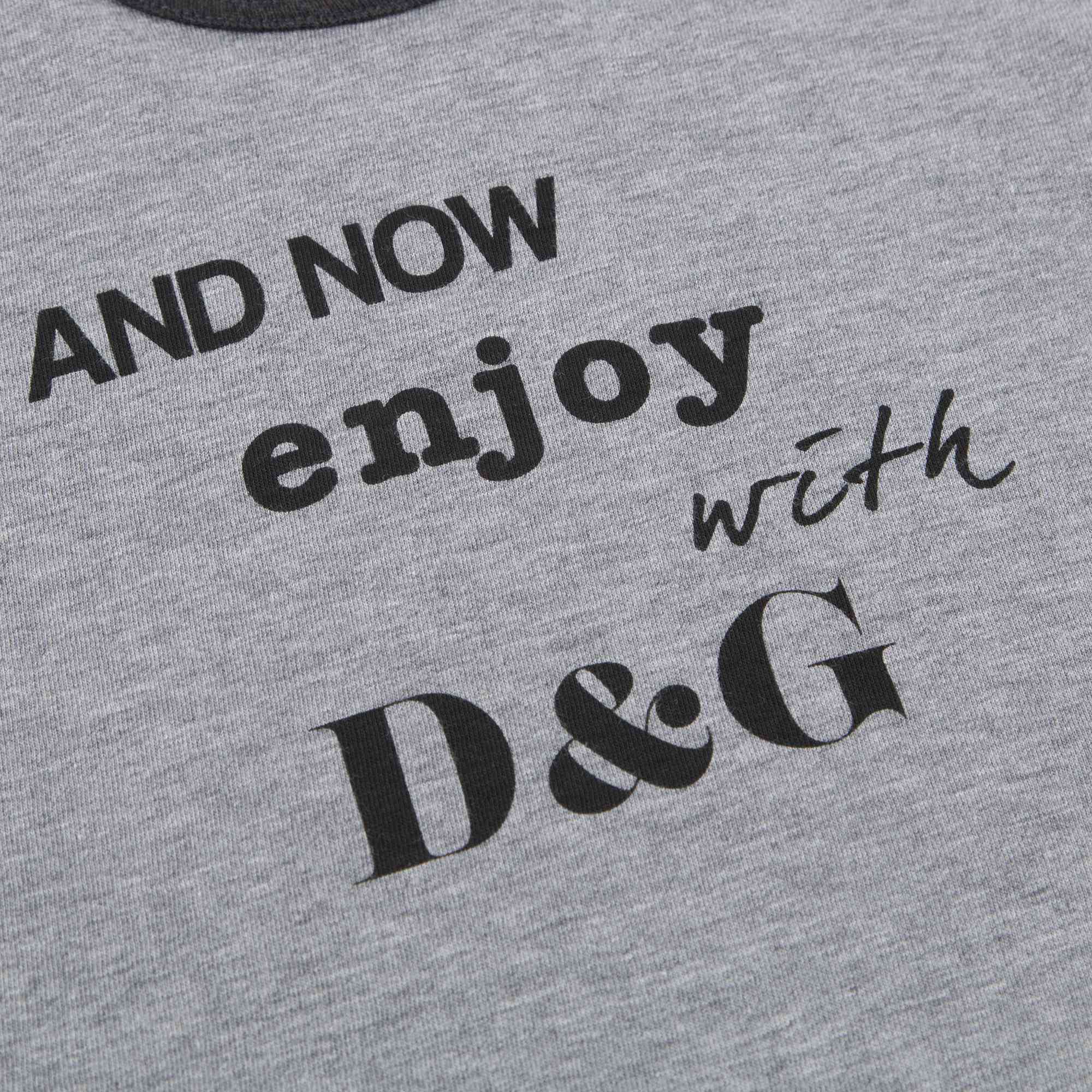 Baby Boys Dark Gray Cotton T-shirt