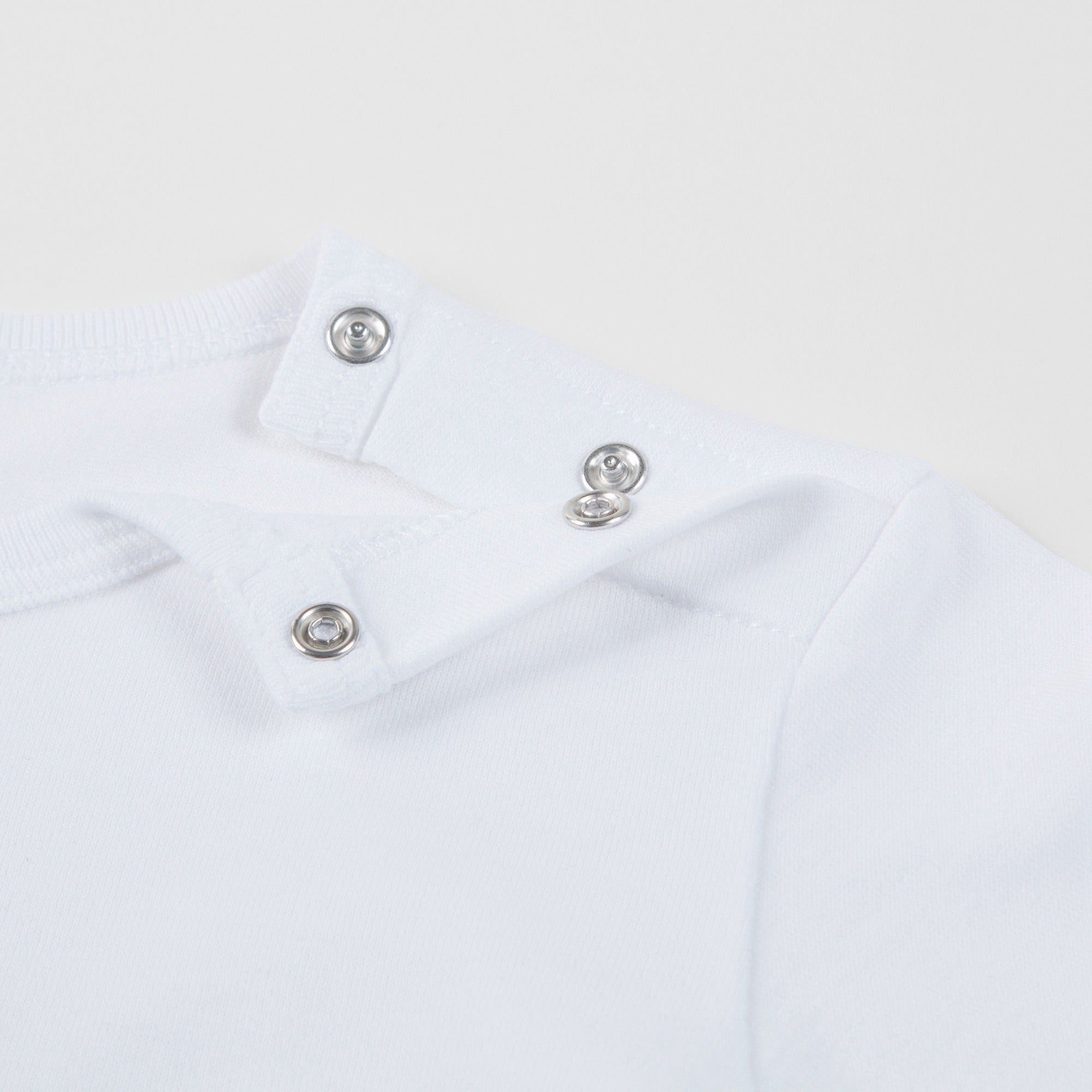 Baby Boys Dark White Pringting Cotton T-shirt