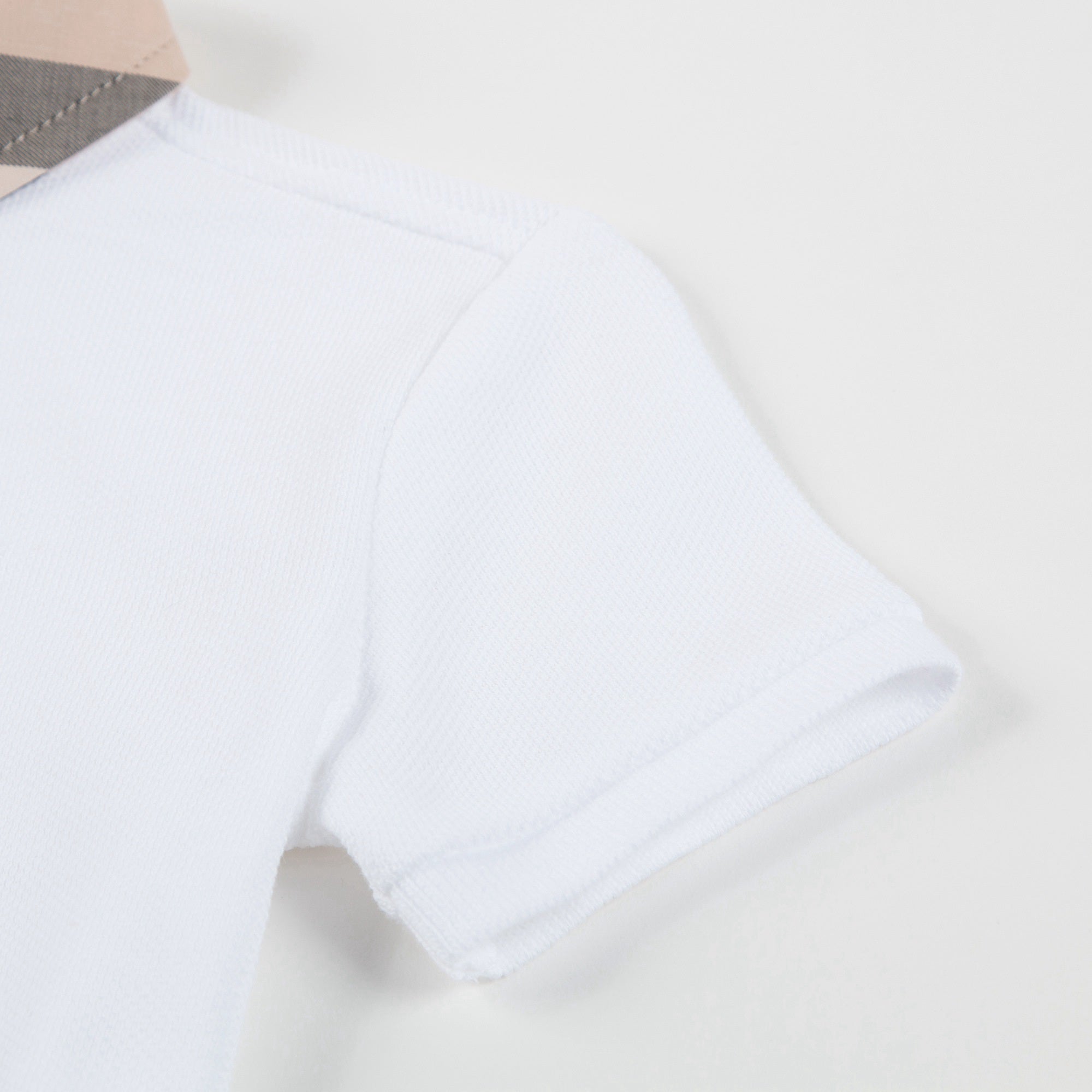Baby Boys White Cotton Polo Shirts